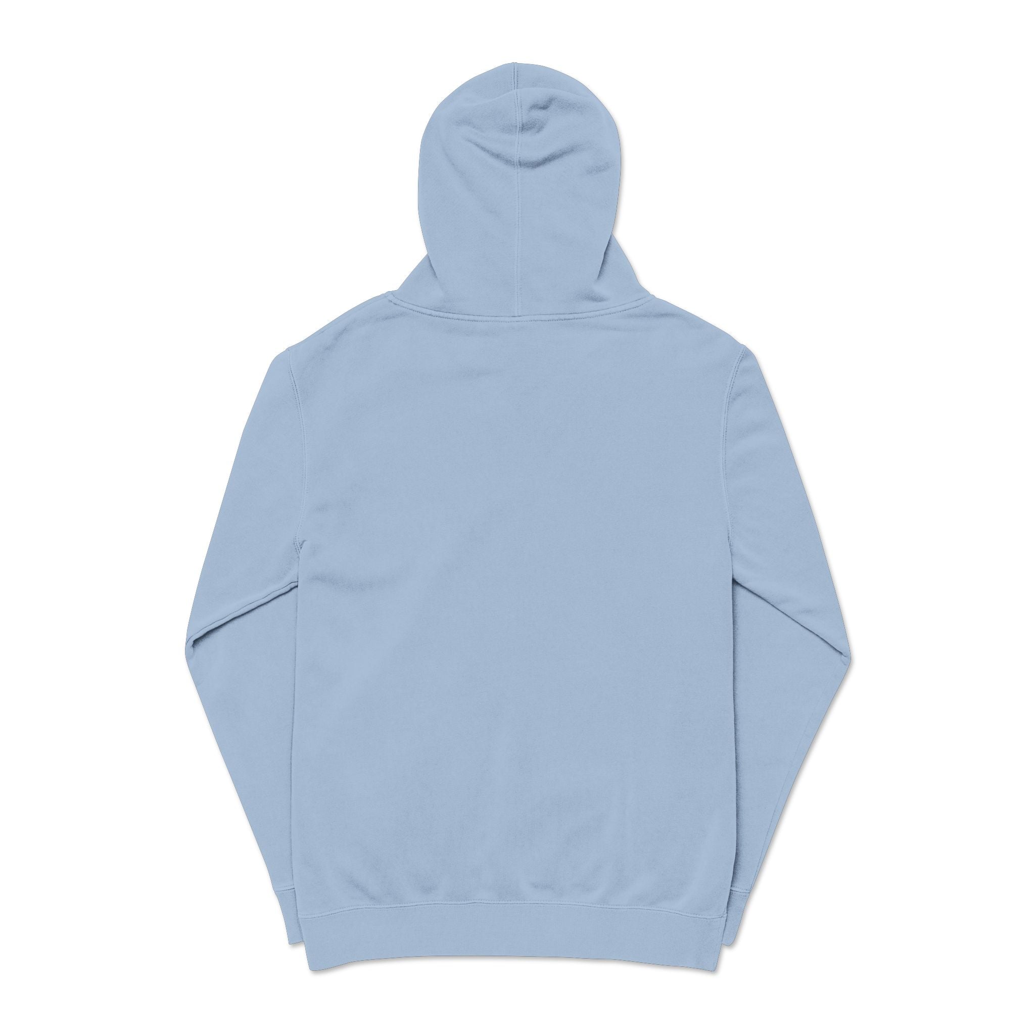 Unisex Embroidered KY Pigment-Dyed Hoodie