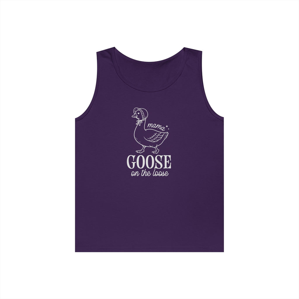 Mama Goose on the Loose Heavy Cotton Tank Top