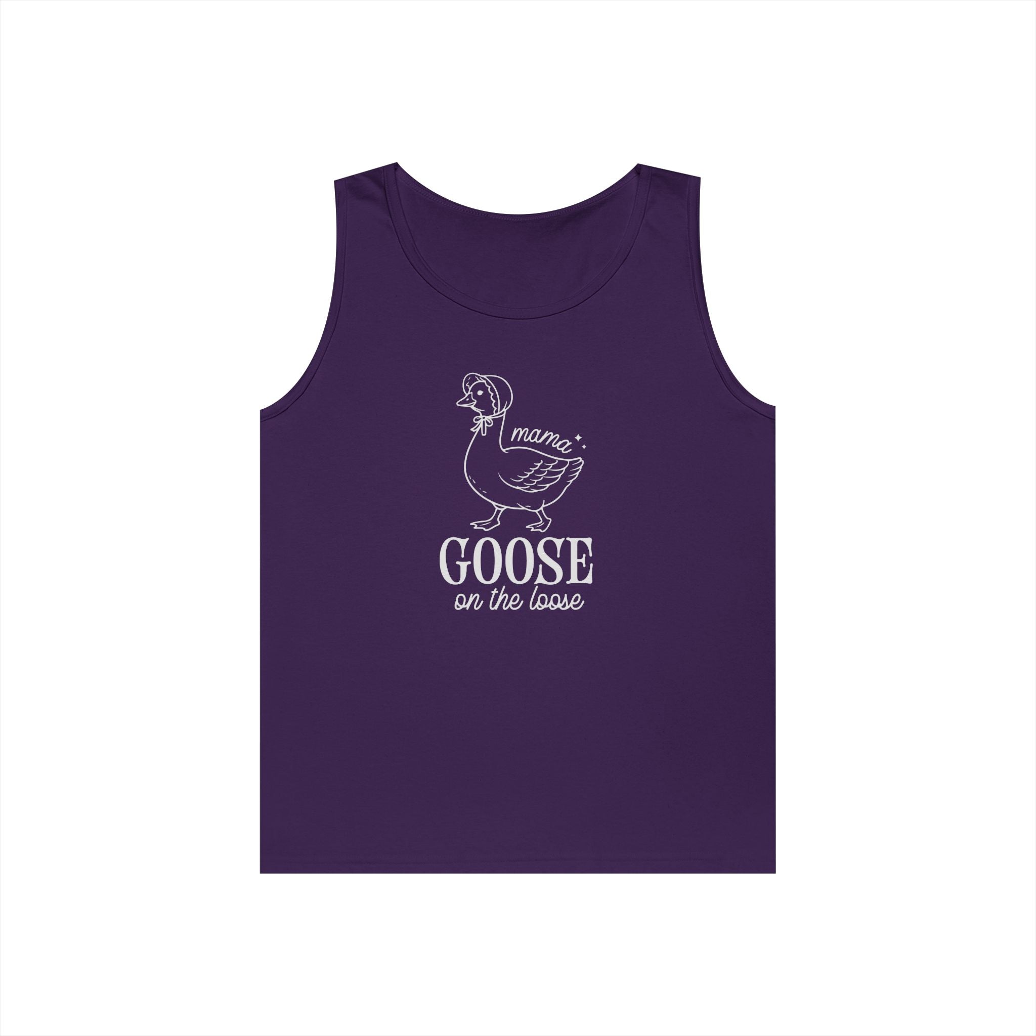 Mama Goose on the Loose Heavy Cotton Tank Top