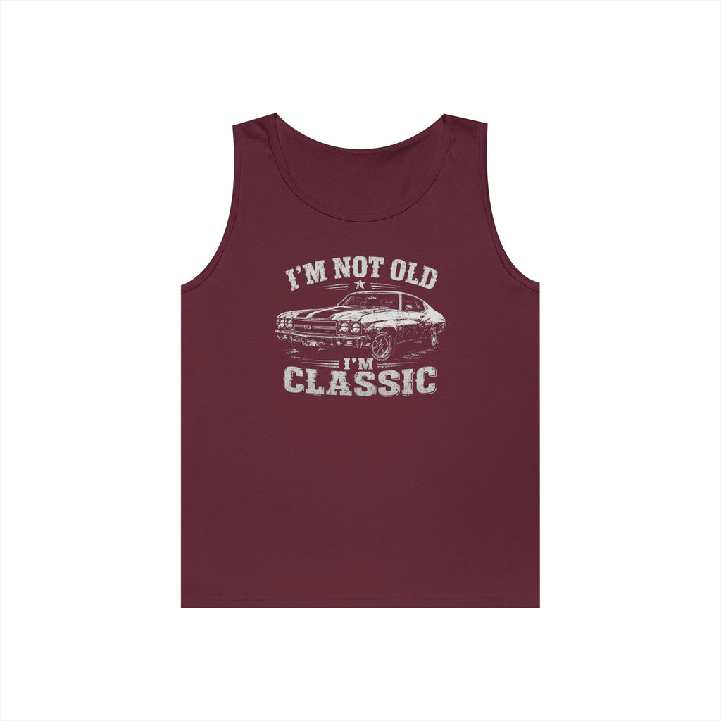 Not Old, Classic Heavy Cotton Tank Top