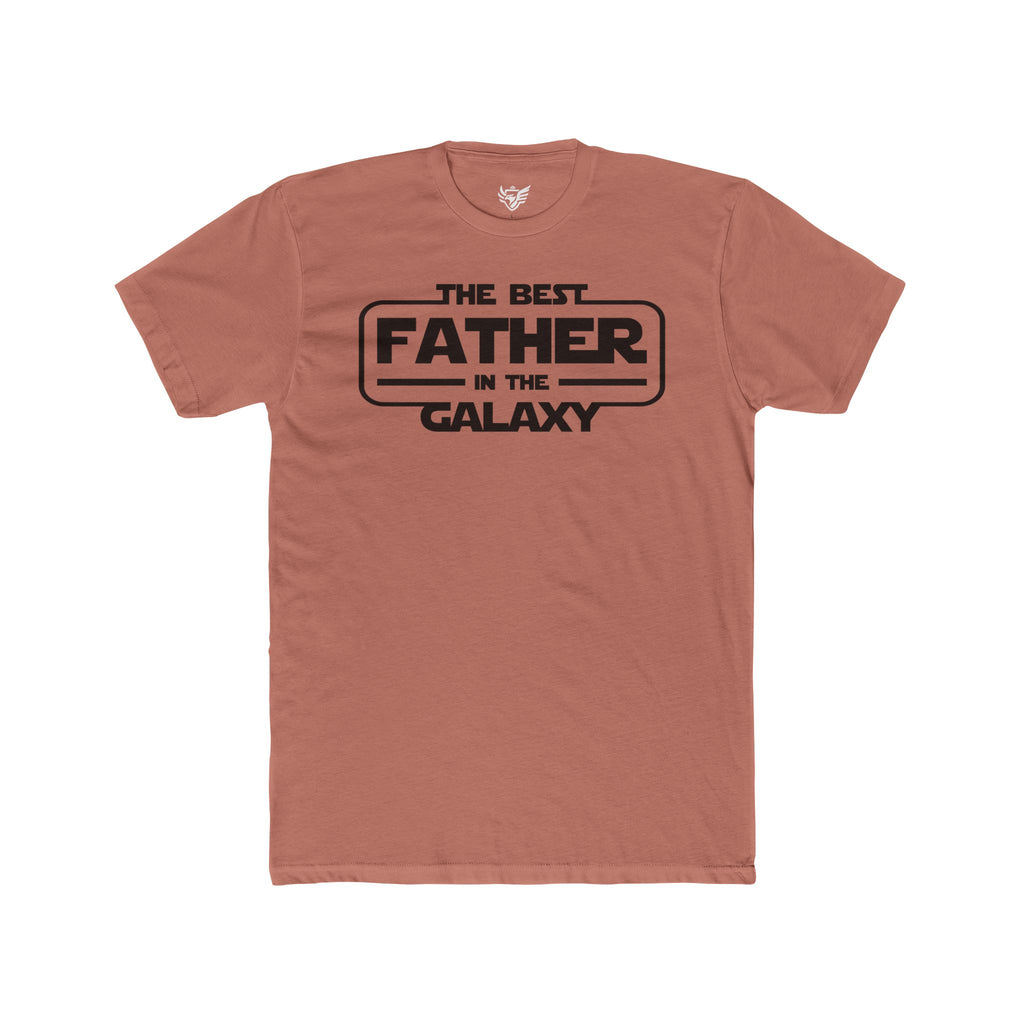 The Best Father in the Galaxy Cotton Crew Tee