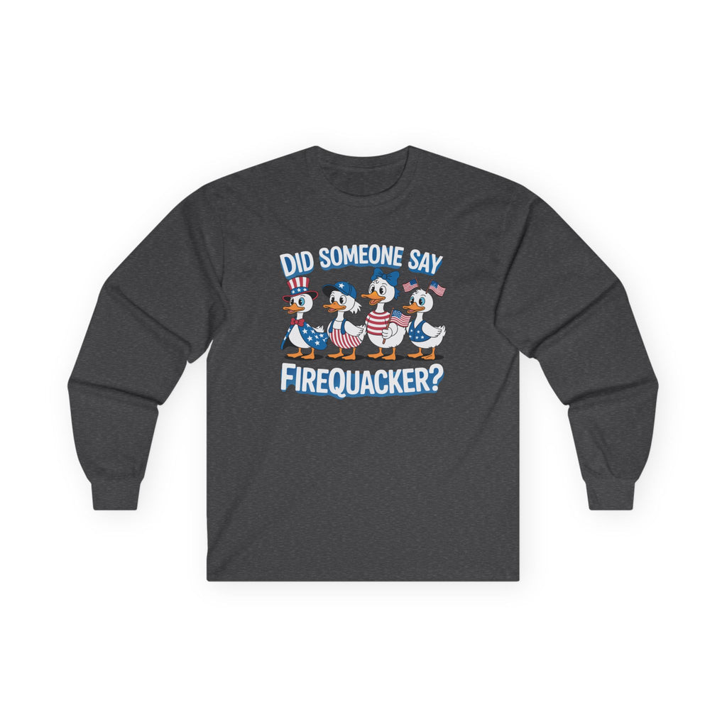 Firequackers Cotton Long Sleeve Tee