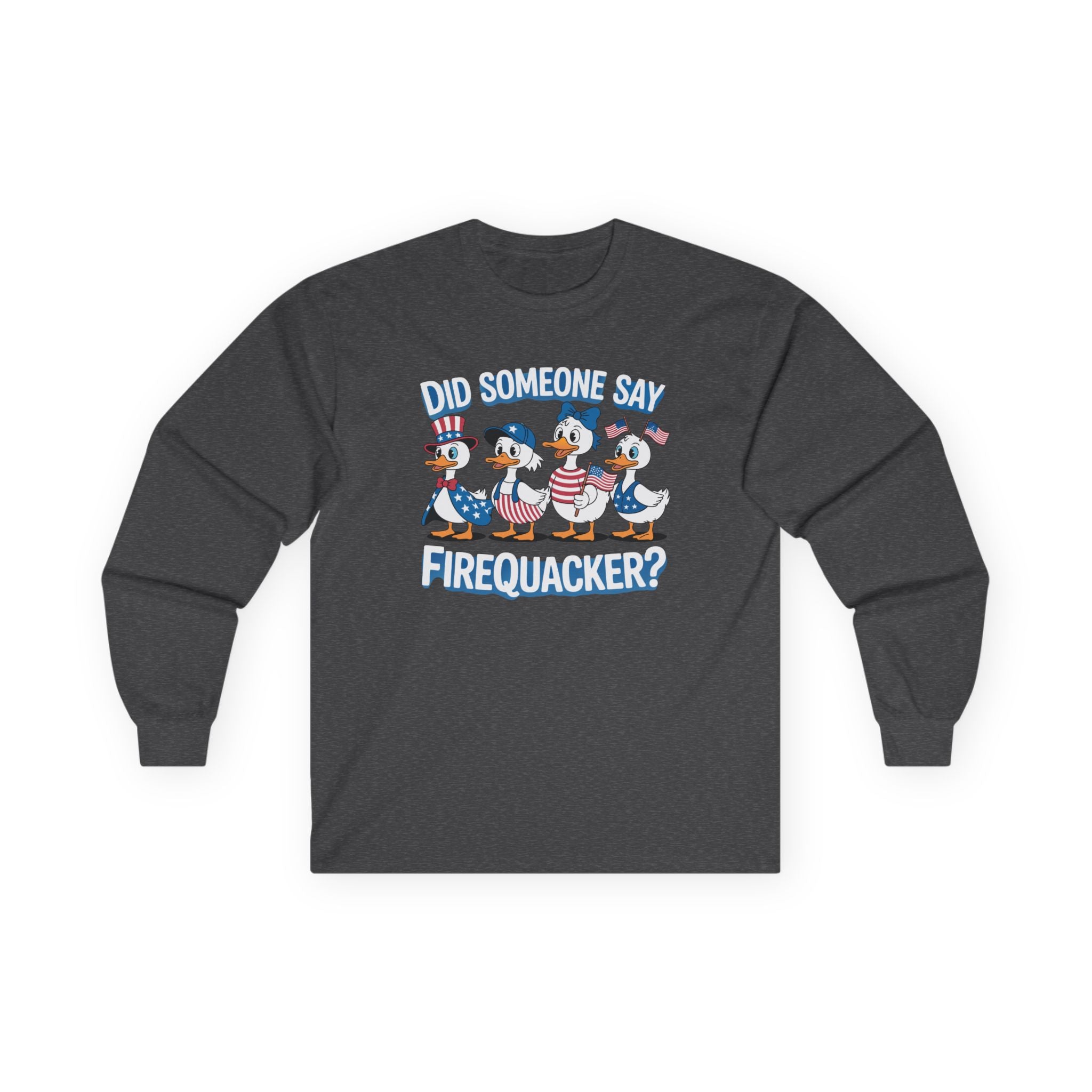 Firequackers Cotton Long Sleeve Tee