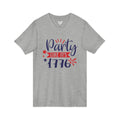 Party Like It's 1776 Jersey Short Sleeve V-Neck Tee
