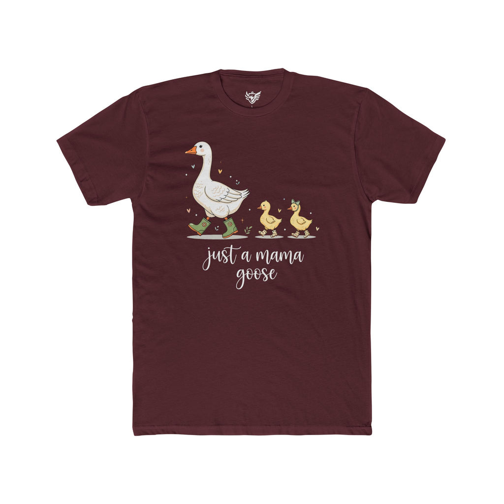 Just A Momma Goose Cotton Crew Tee