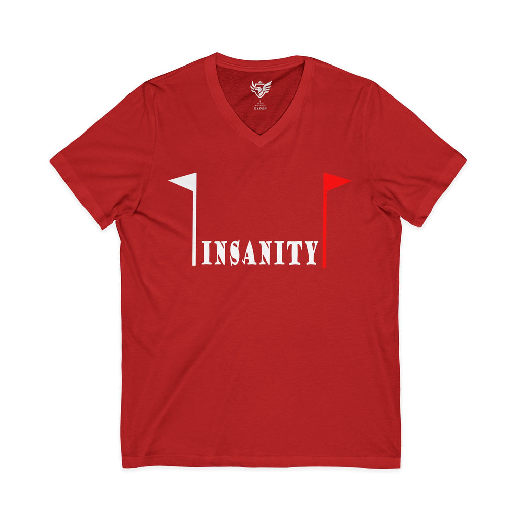 Insanity Jersey Short Sleeve V-Neck Tee