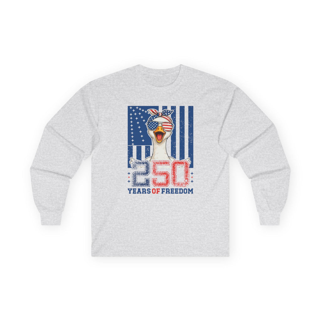 Celebration Goose Cotton Long Sleeve Tee
