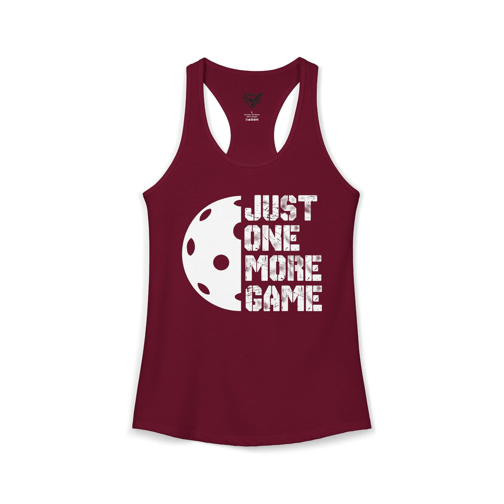 Just One More Game Ideal Racerback Tank