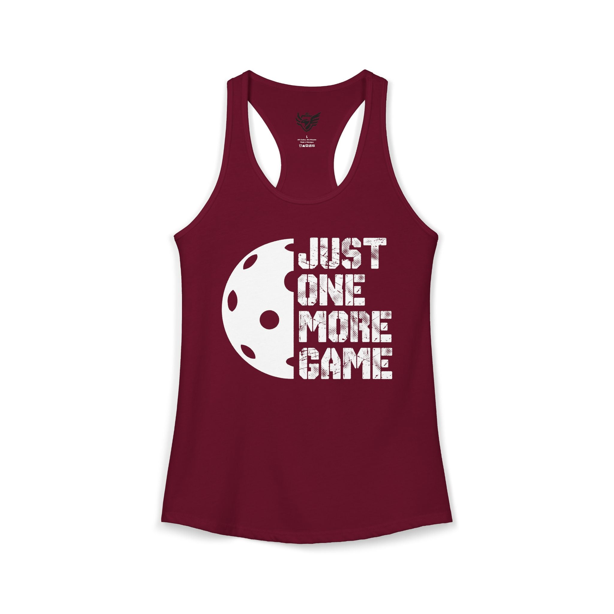 Just One More Game Ideal Racerback Tank