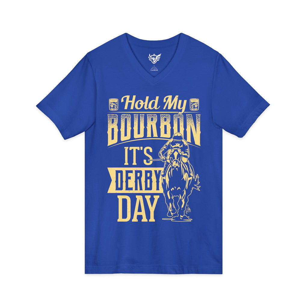 Derby Day Jersey Short Sleeve V-Neck Tee