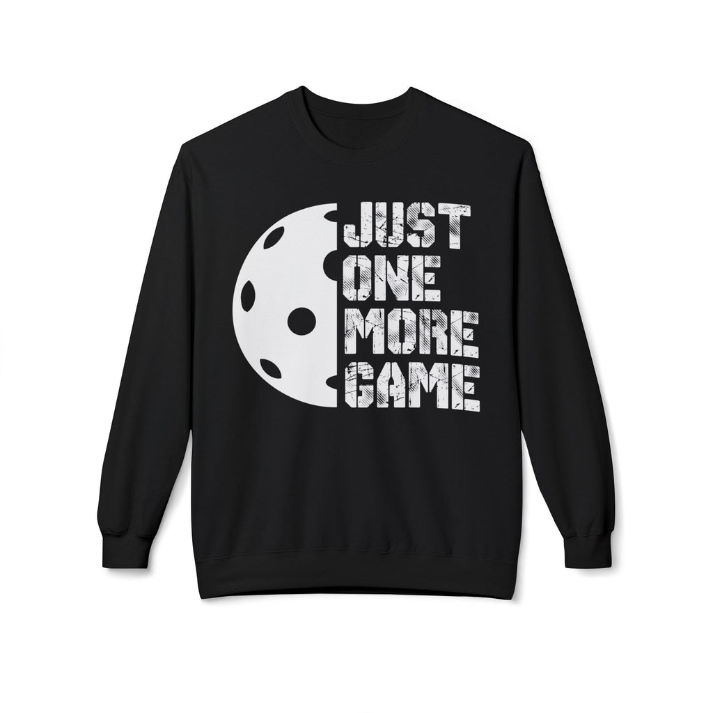 Just One More Game Midweight Softstyle Fleece Crewneck Sweatshirt