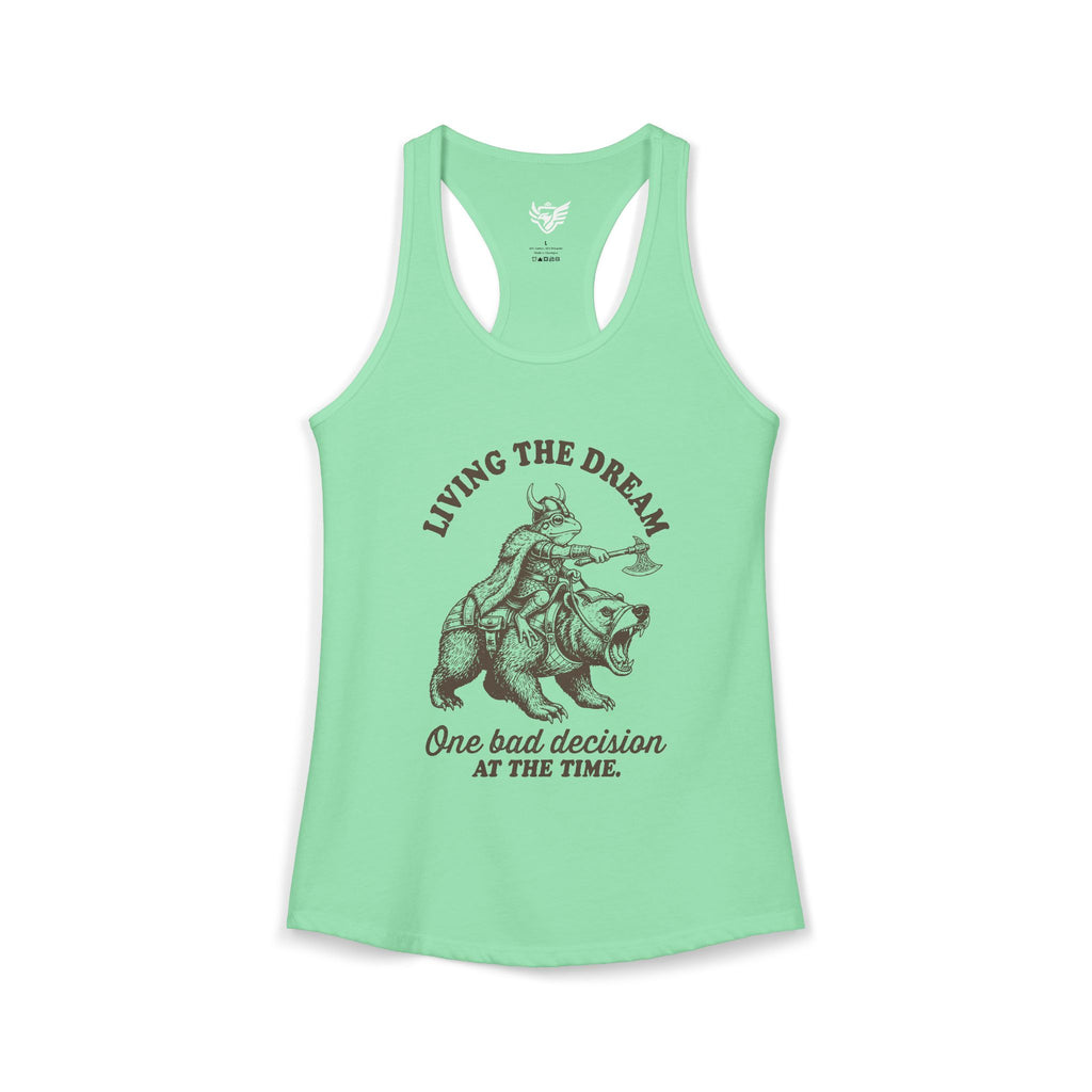 Living The Dream Ideal Racerback Tank
