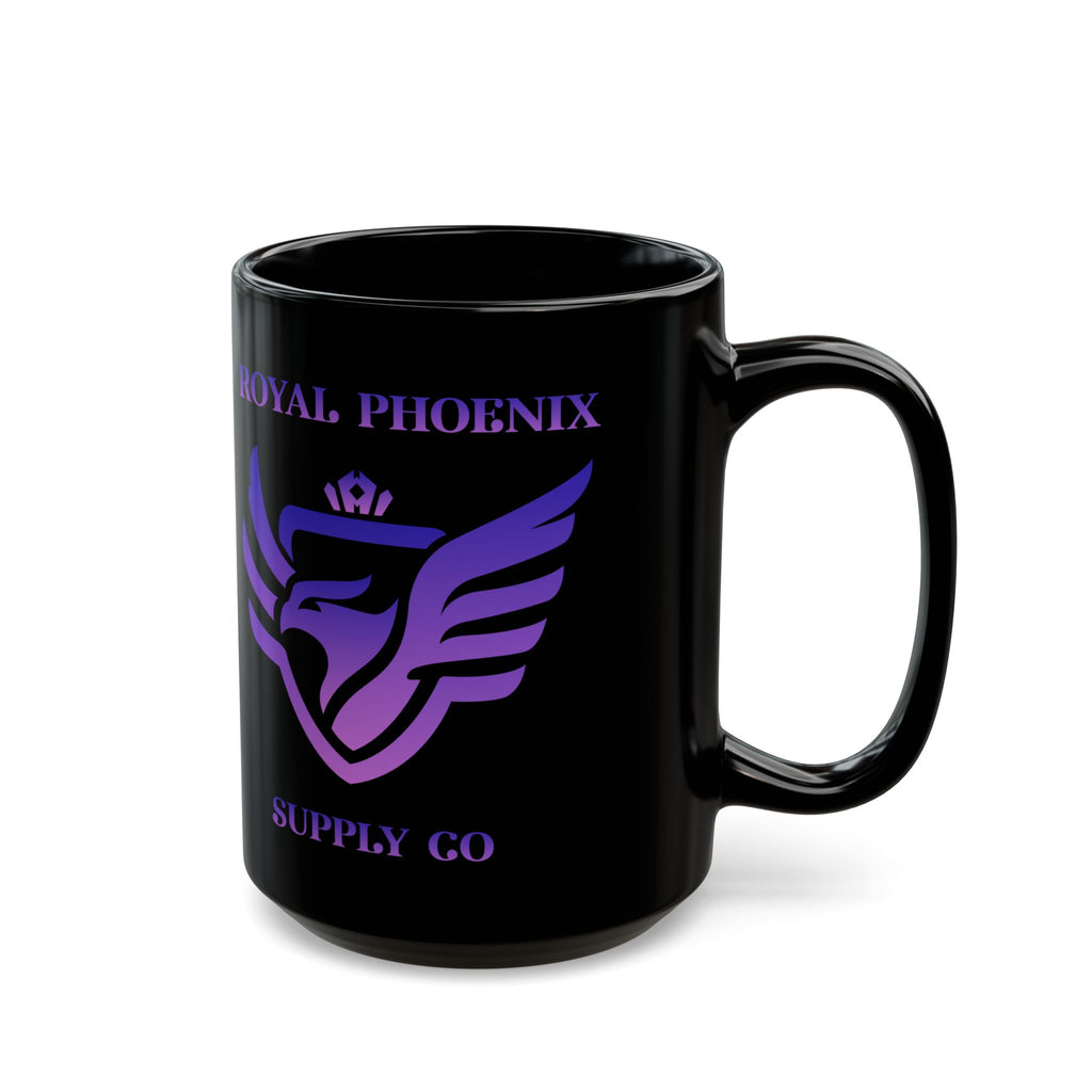 Royal Sparrow Black Mug (11oz, 15oz)