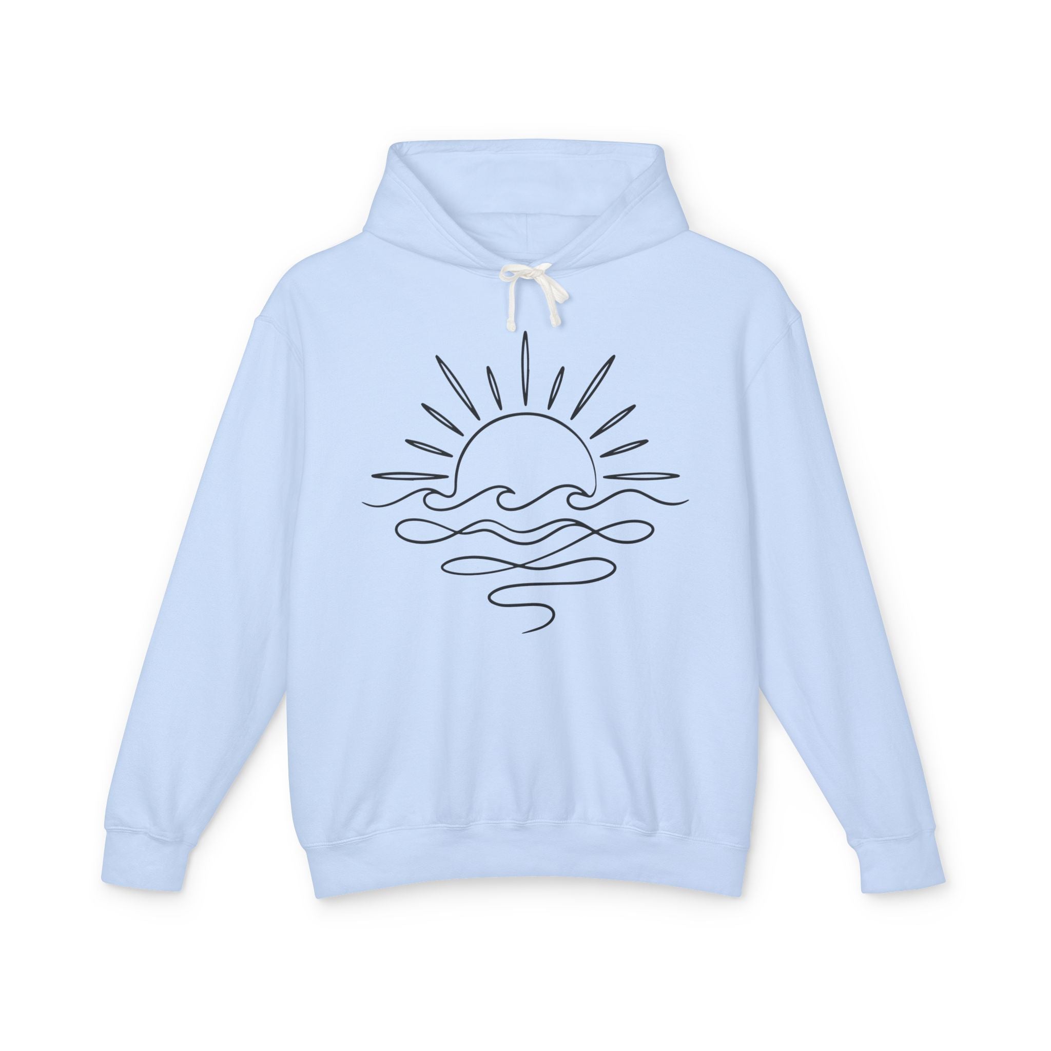 Sunny Sea Lightweight Hooded Sweatshirt