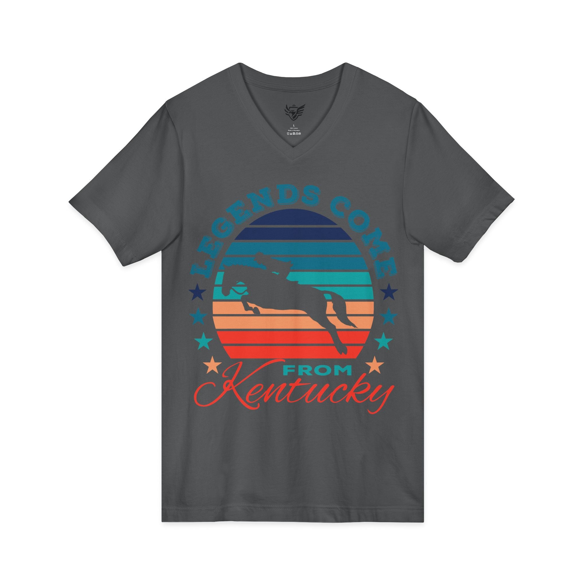 Unisex Legends 4 Star Jersey Short Sleeve V-Neck Tee