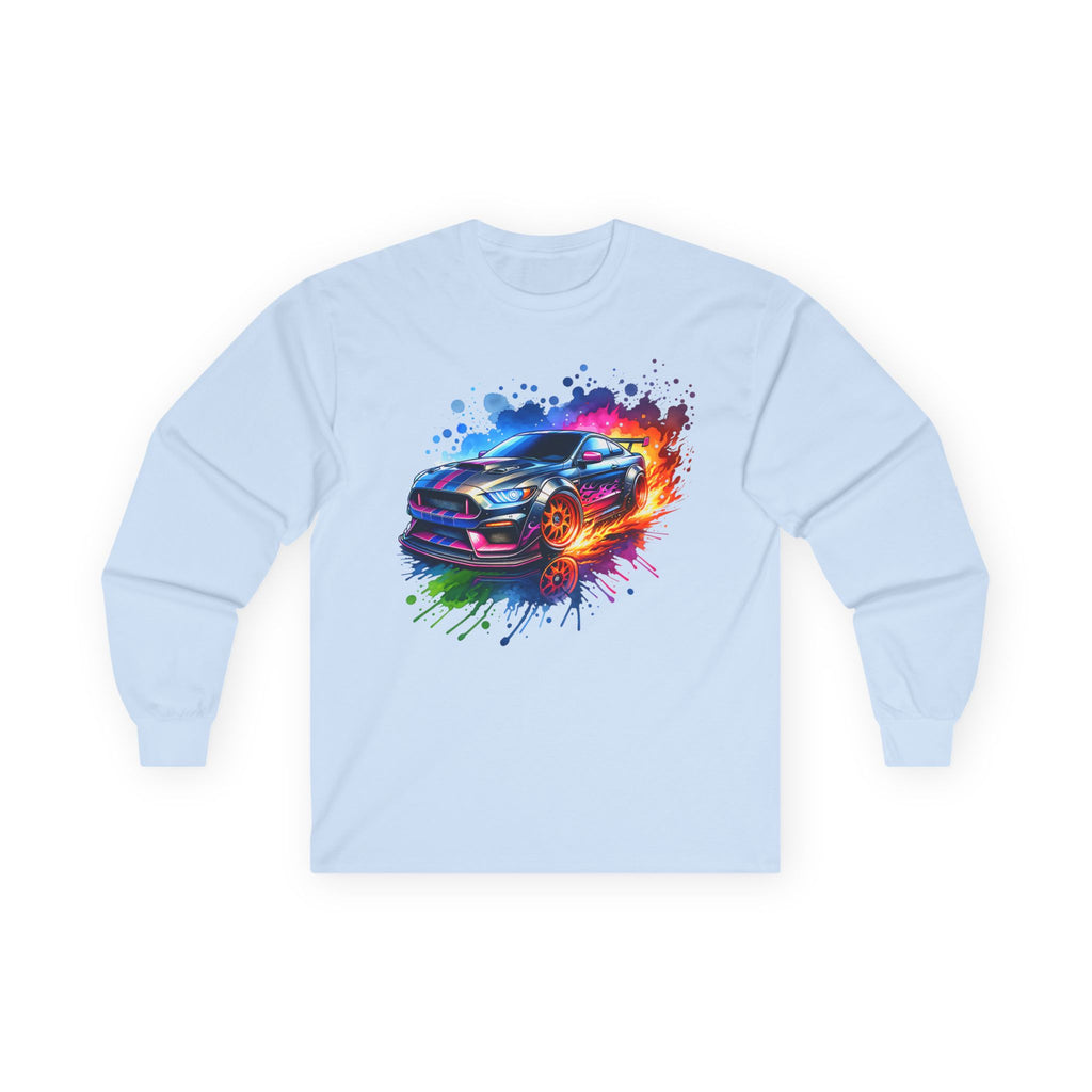 Colorblast Vroom Cotton Long Sleeve Tee