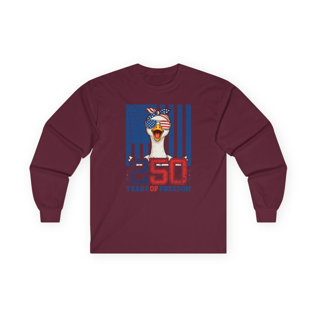 Celebration Goose Cotton Long Sleeve Tee