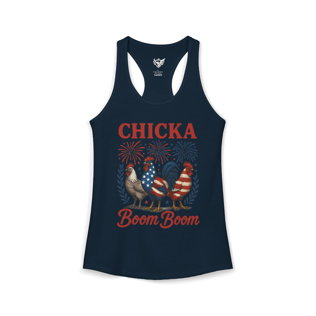 Chicka Boom Boom Ideal Racerback Tank