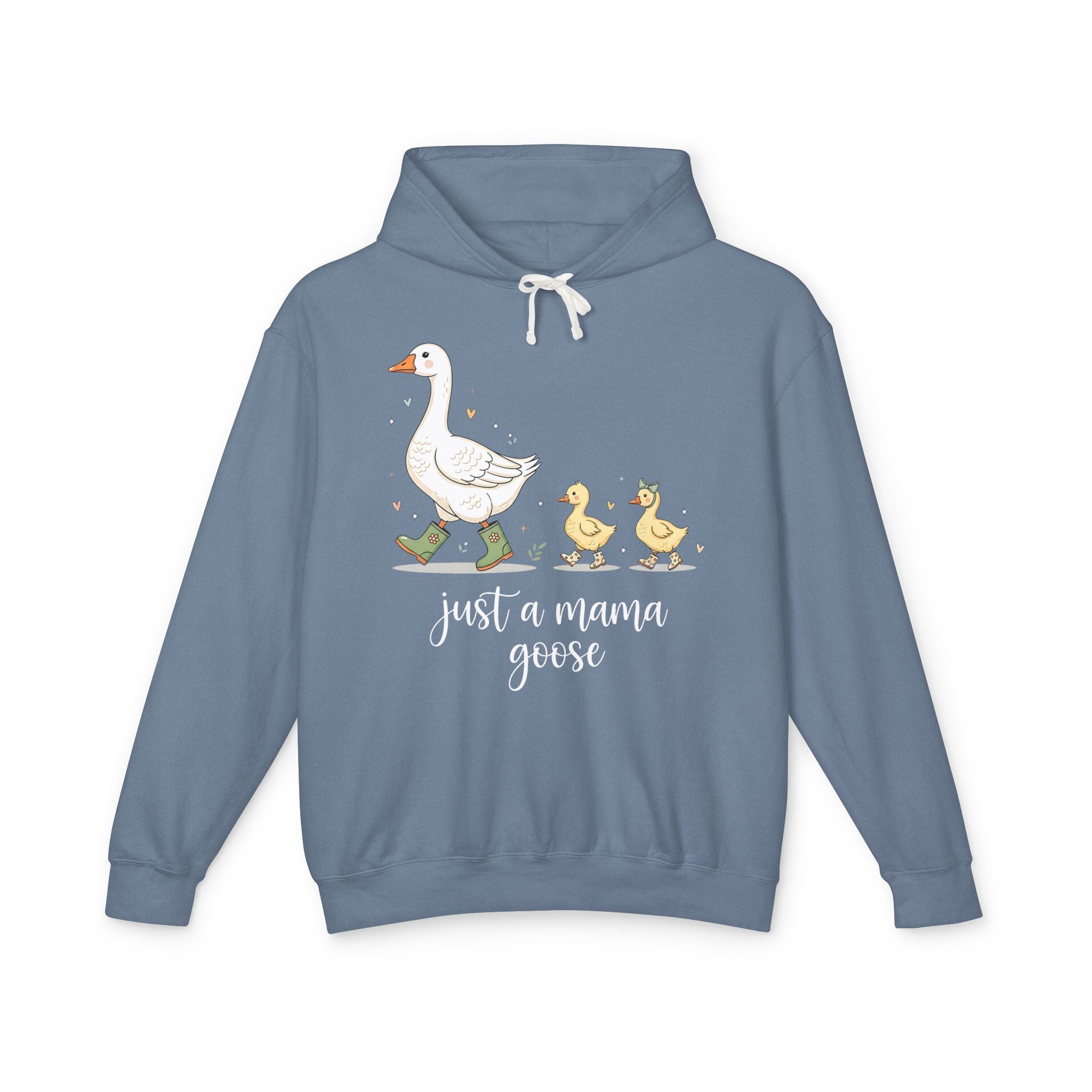 Just A Momma Goose Lightweight Hooded Sweatshirt
