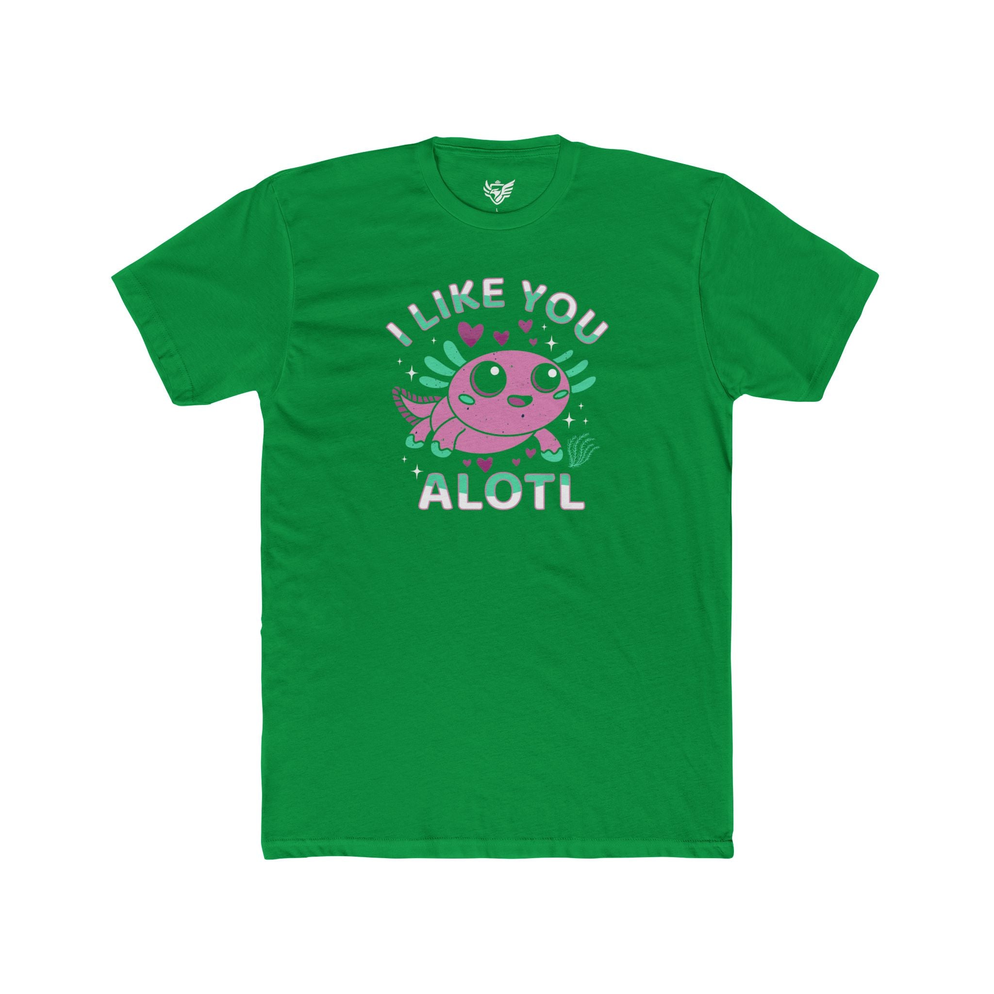 I Like You Alotl Cotton Crew Tee