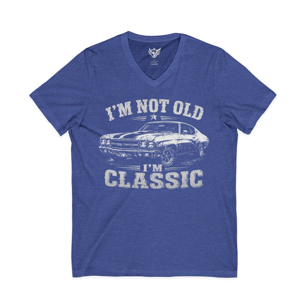 Not Old, Classic Jersey Short Sleeve V-Neck Tee