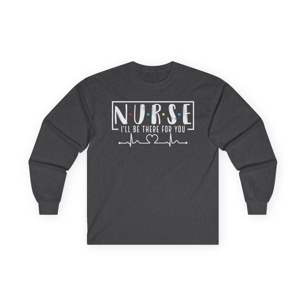 Friends Theme Nurse Cotton Long Sleeve Tee