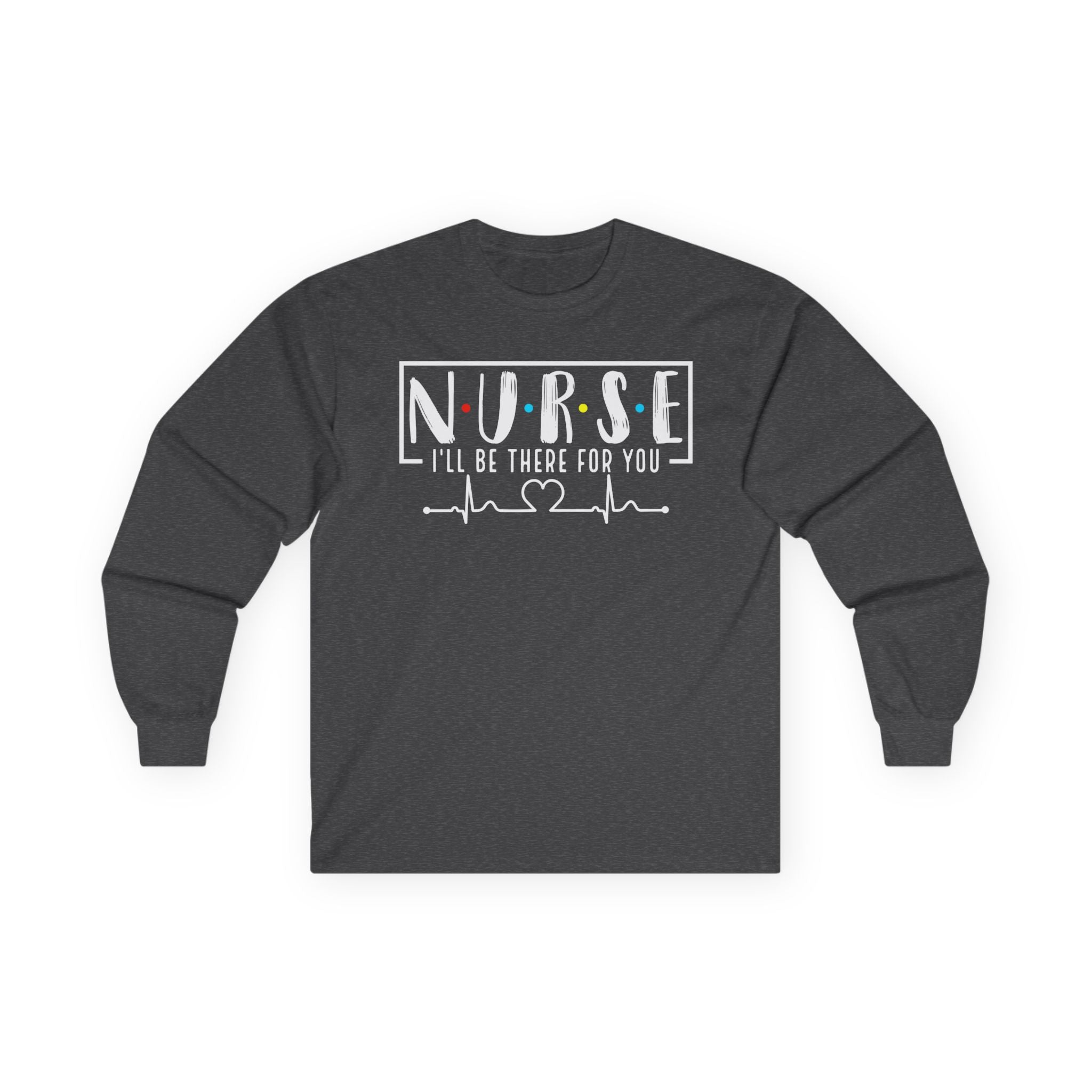 Friends Theme Nurse Cotton Long Sleeve Tee