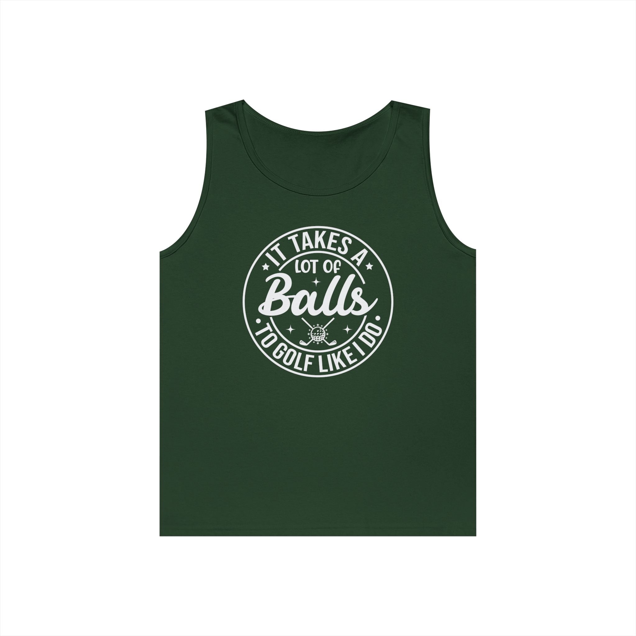 Golf Like I Do Heavy Cotton Tank Top