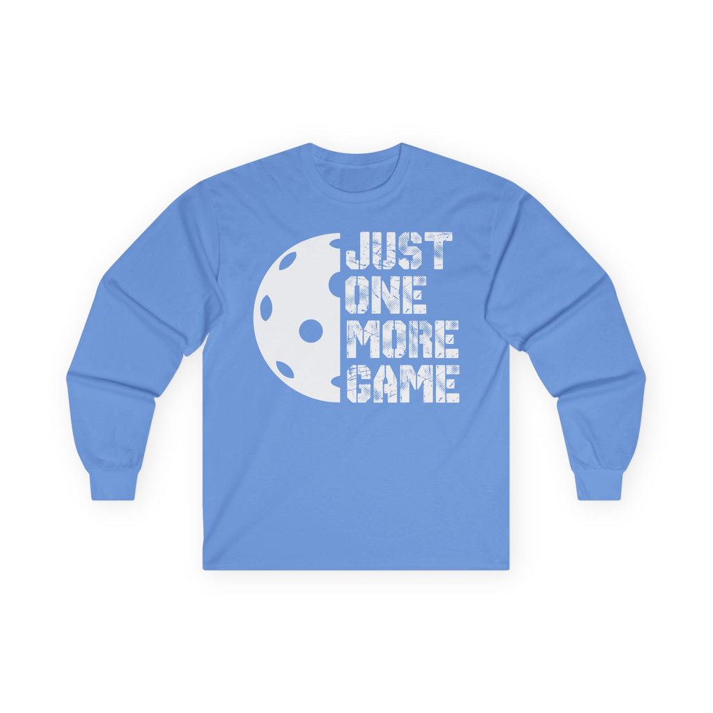 Just One More Game Cotton Long Sleeve Tee