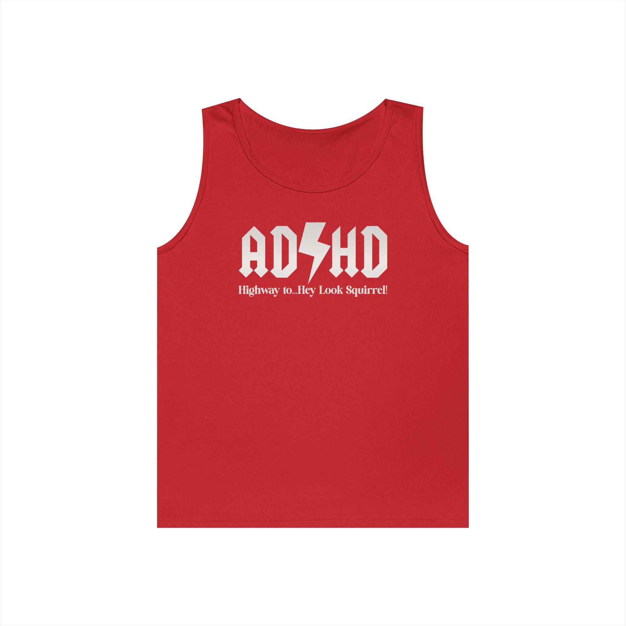 ADHD Highway to... Heavy Cotton Tank Top