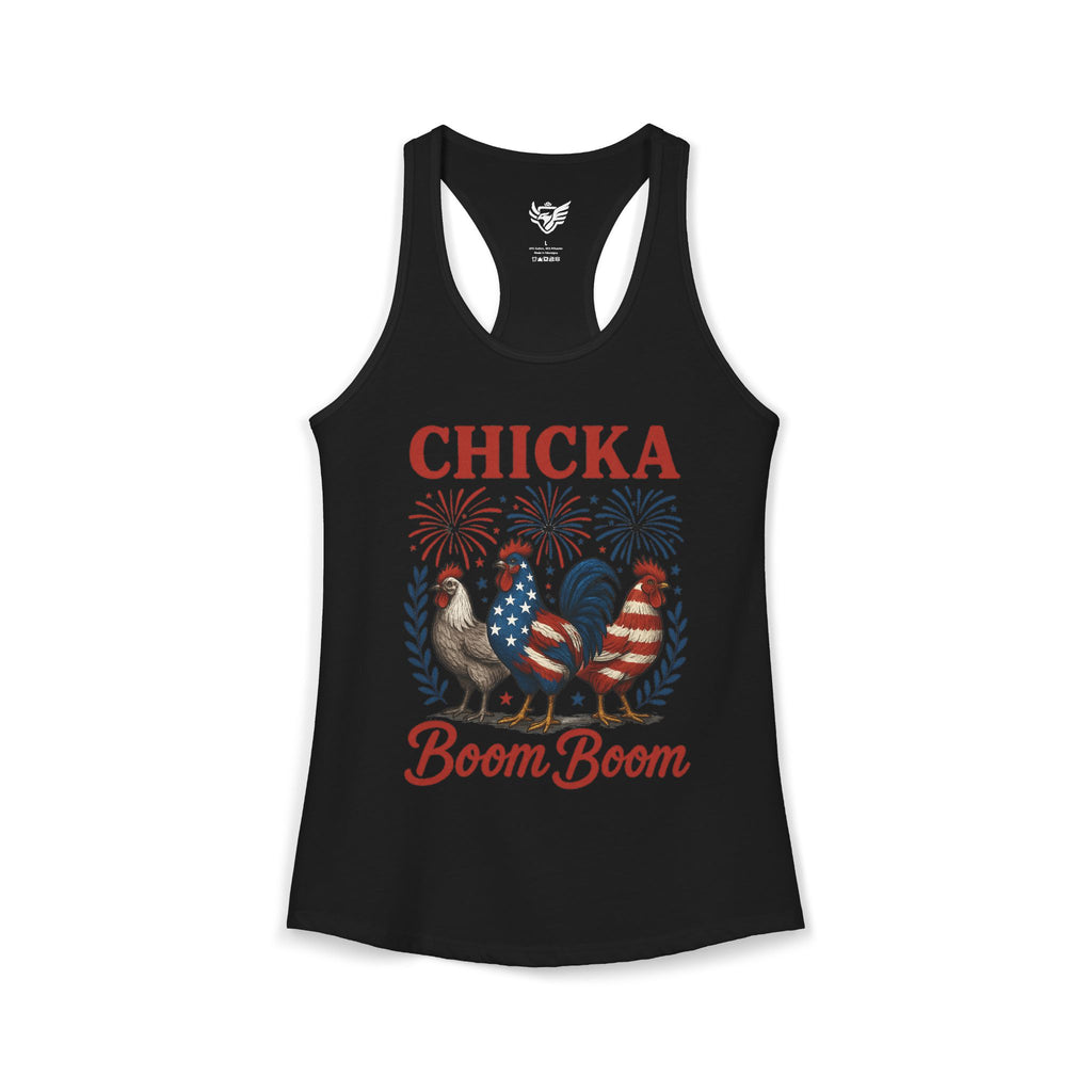 Chicka Boom Boom Ideal Racerback Tank
