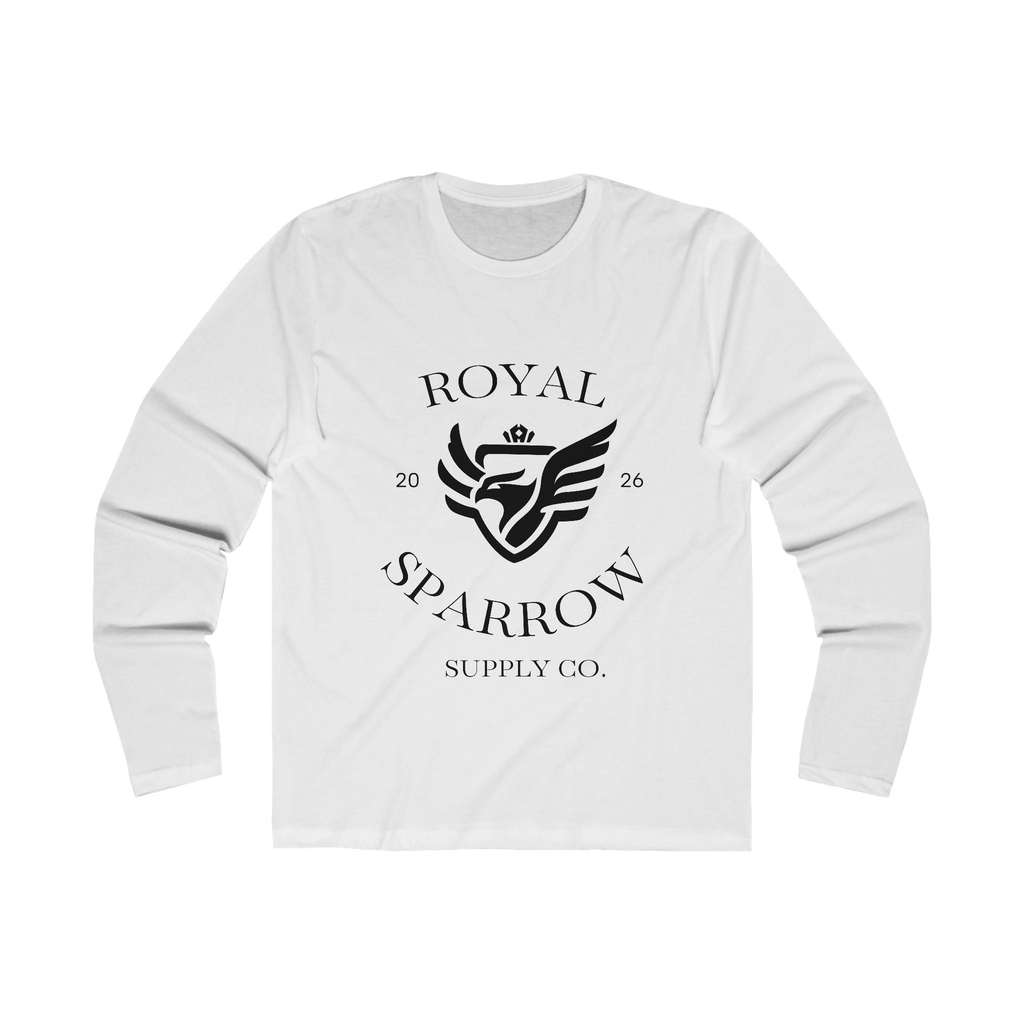 Men's Royal Sparrow Long Sleeve Crew Tee