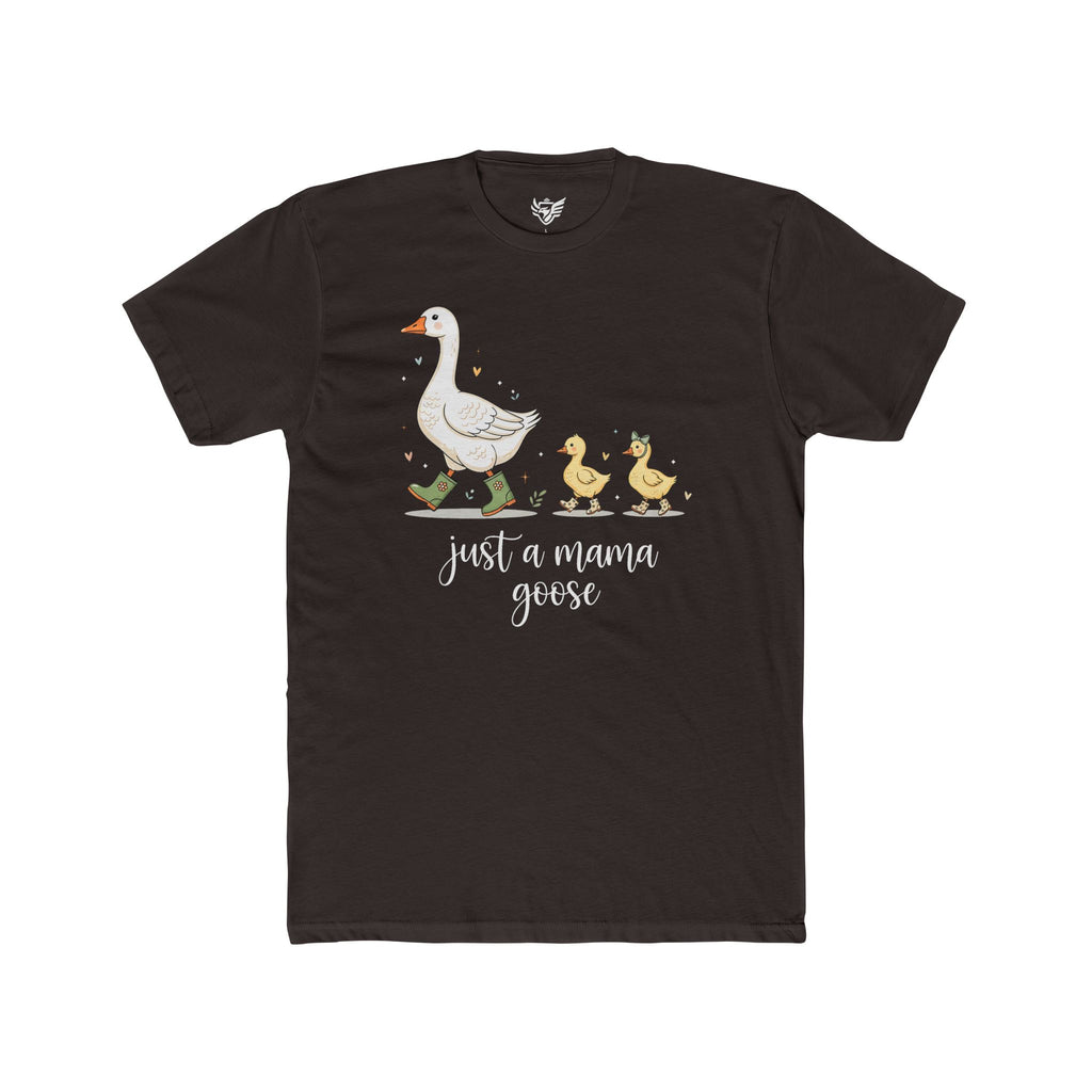 Just A Momma Goose Cotton Crew Tee