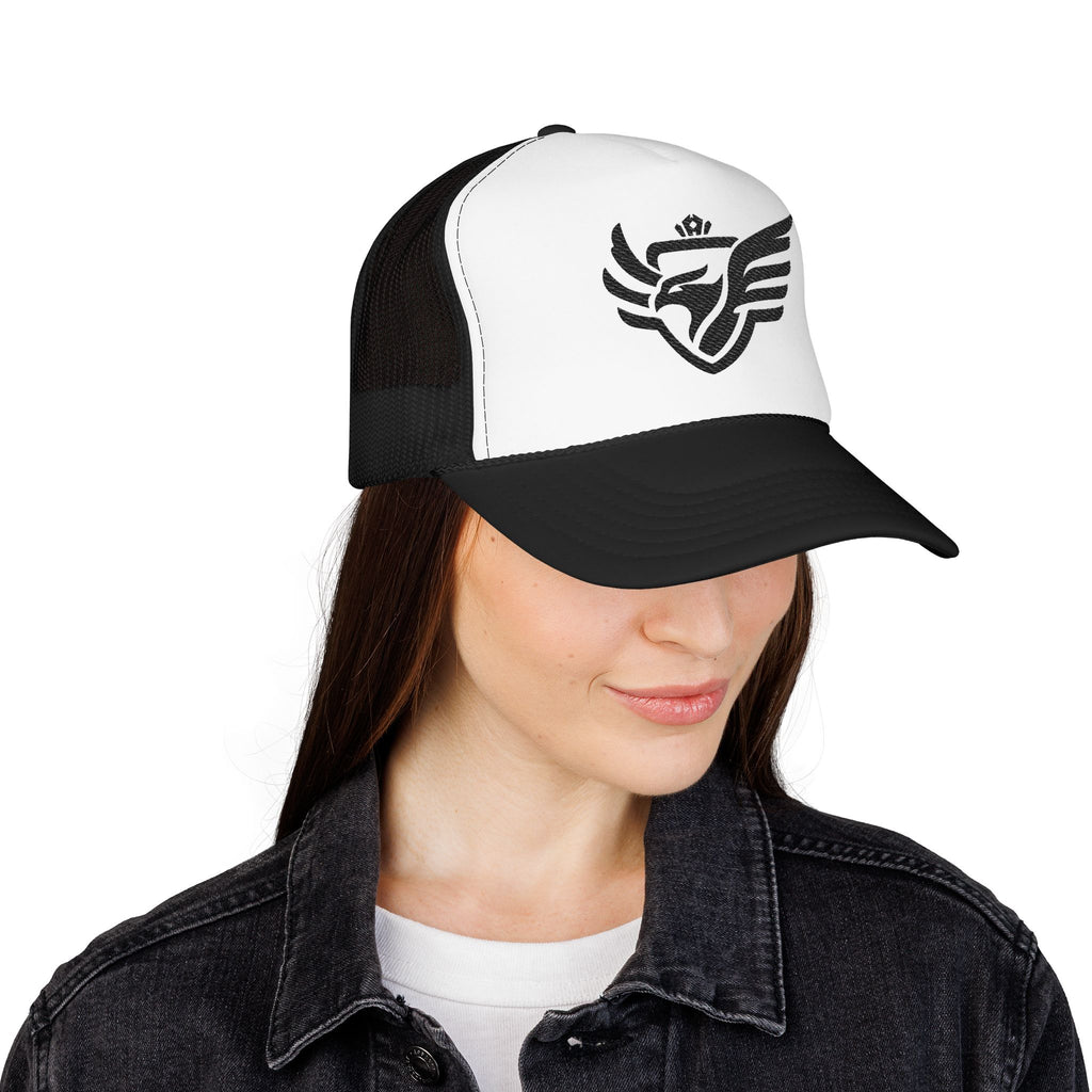 Royal Sparrow Embroidered Foam Trucker Hat