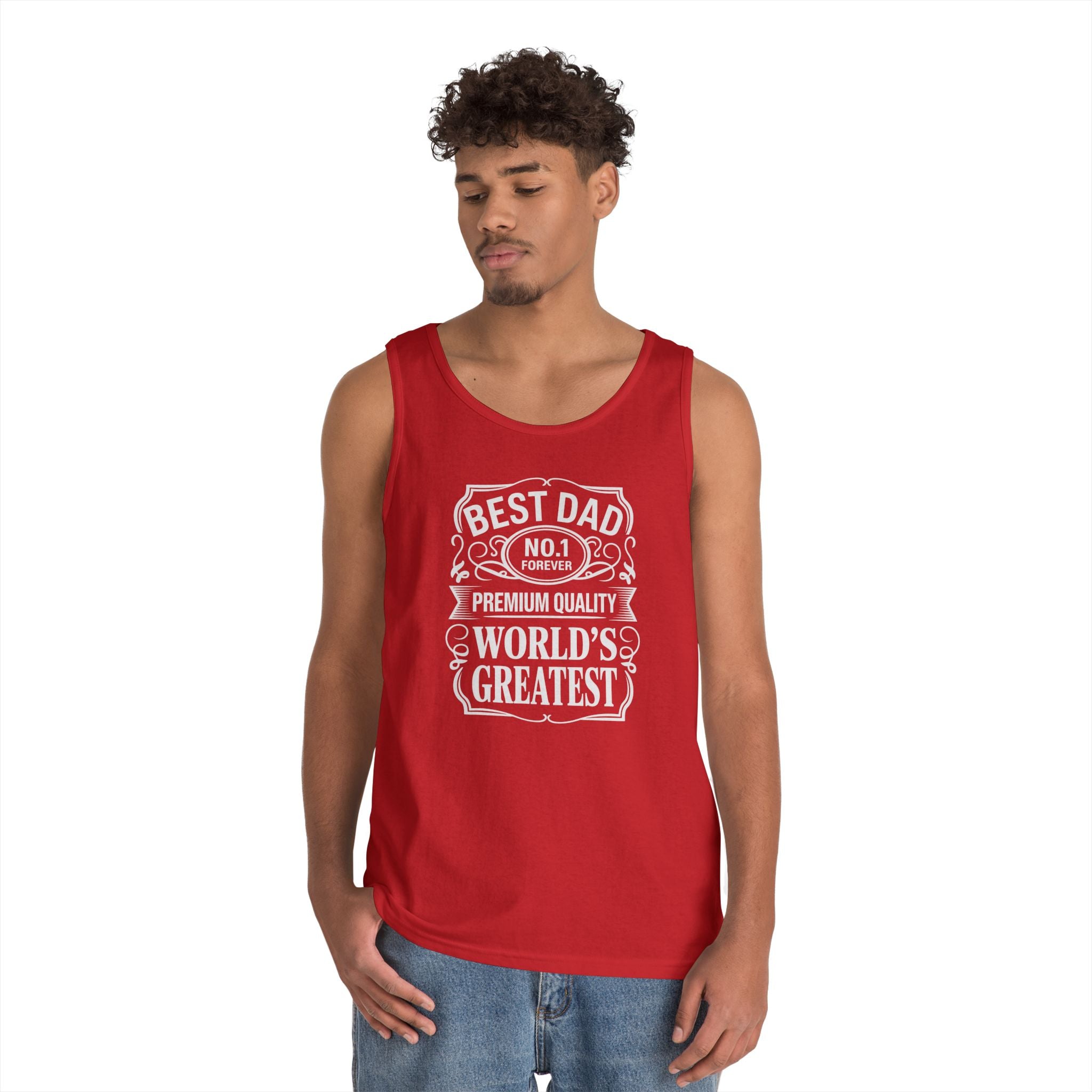 Bourbon Dad Heavy Cotton Tank Top