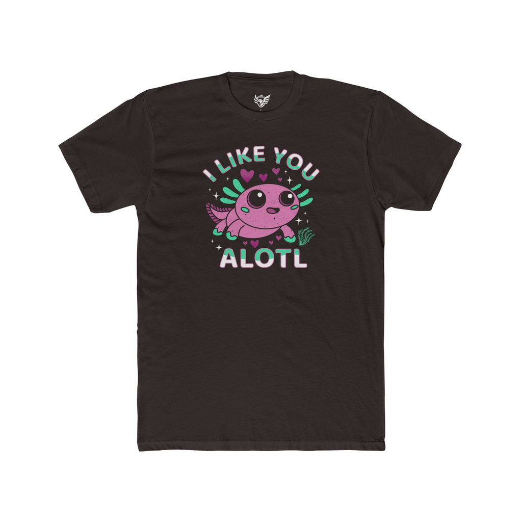 I Like You Alotl Cotton Crew Tee