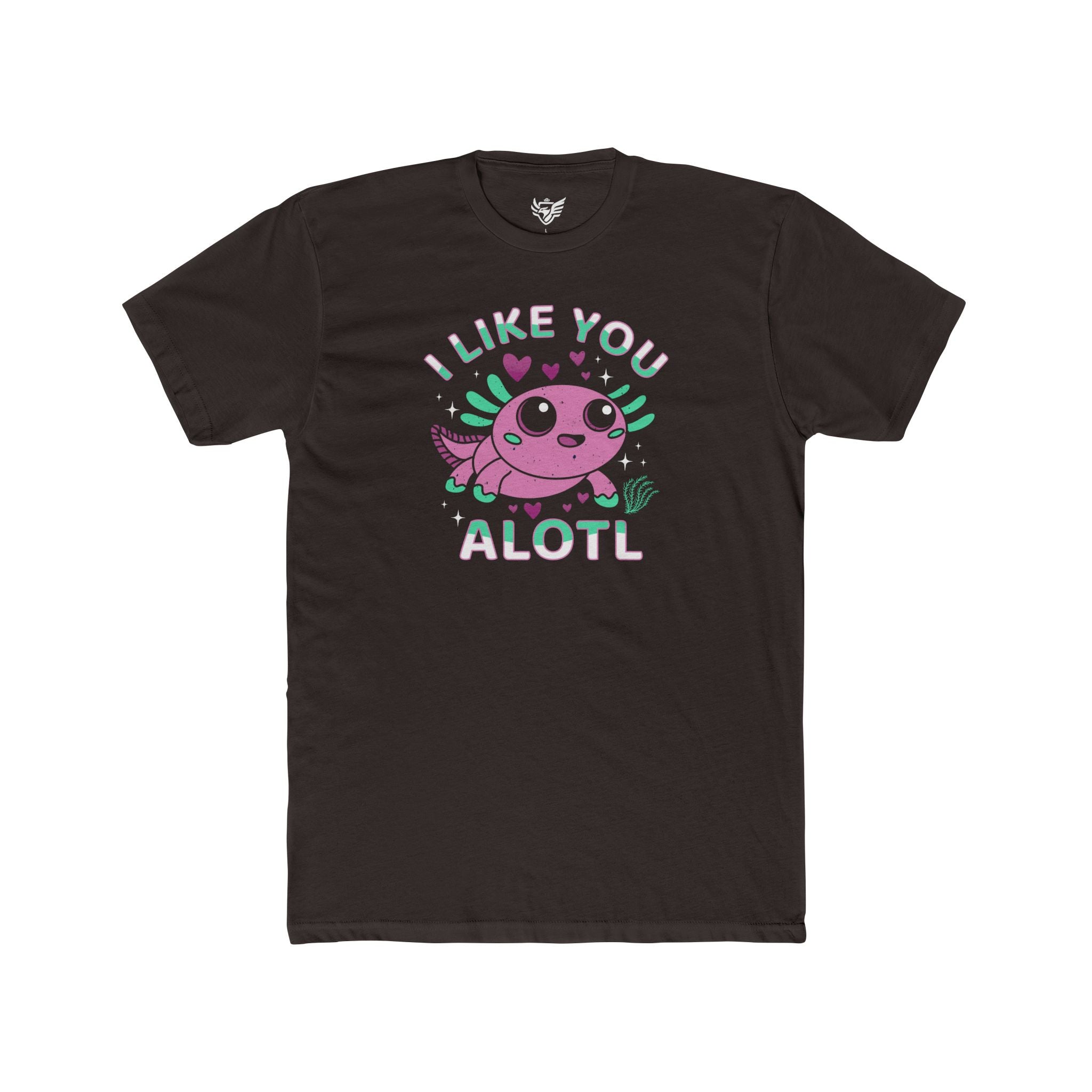 I Like You Alotl Cotton Crew Tee