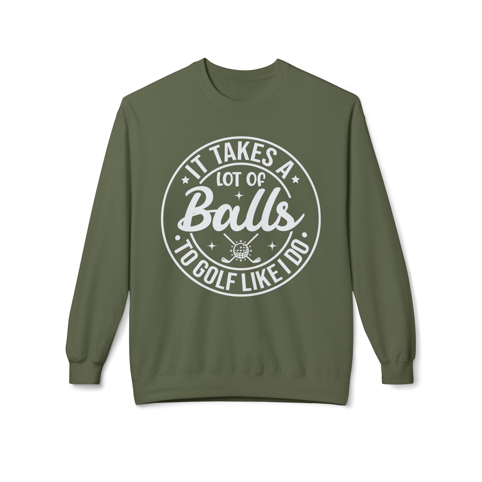 Golf Like I Do Midweight Softstyle Fleece Crewneck Sweatshirt