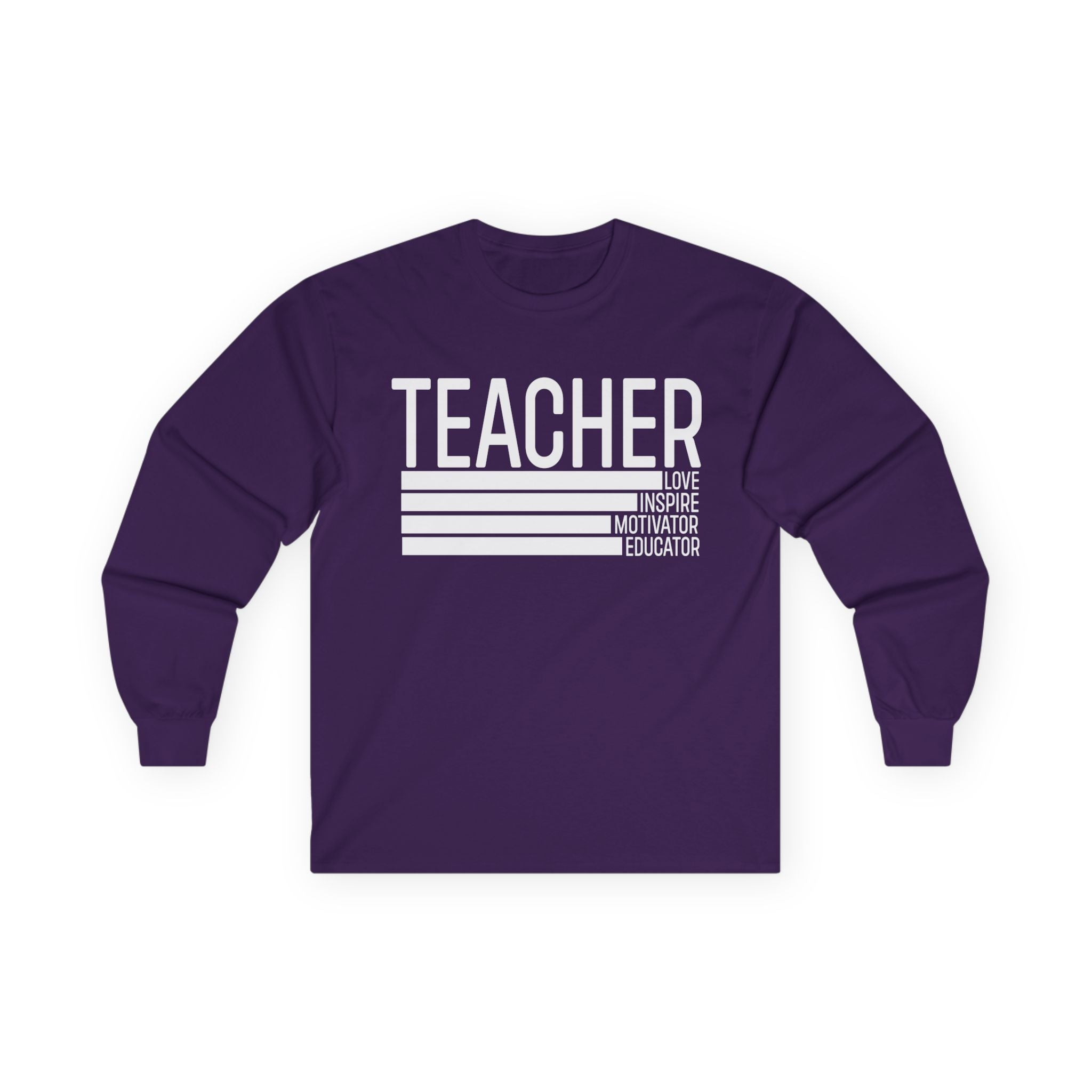 Teacher Cotton Long Sleeve Tee