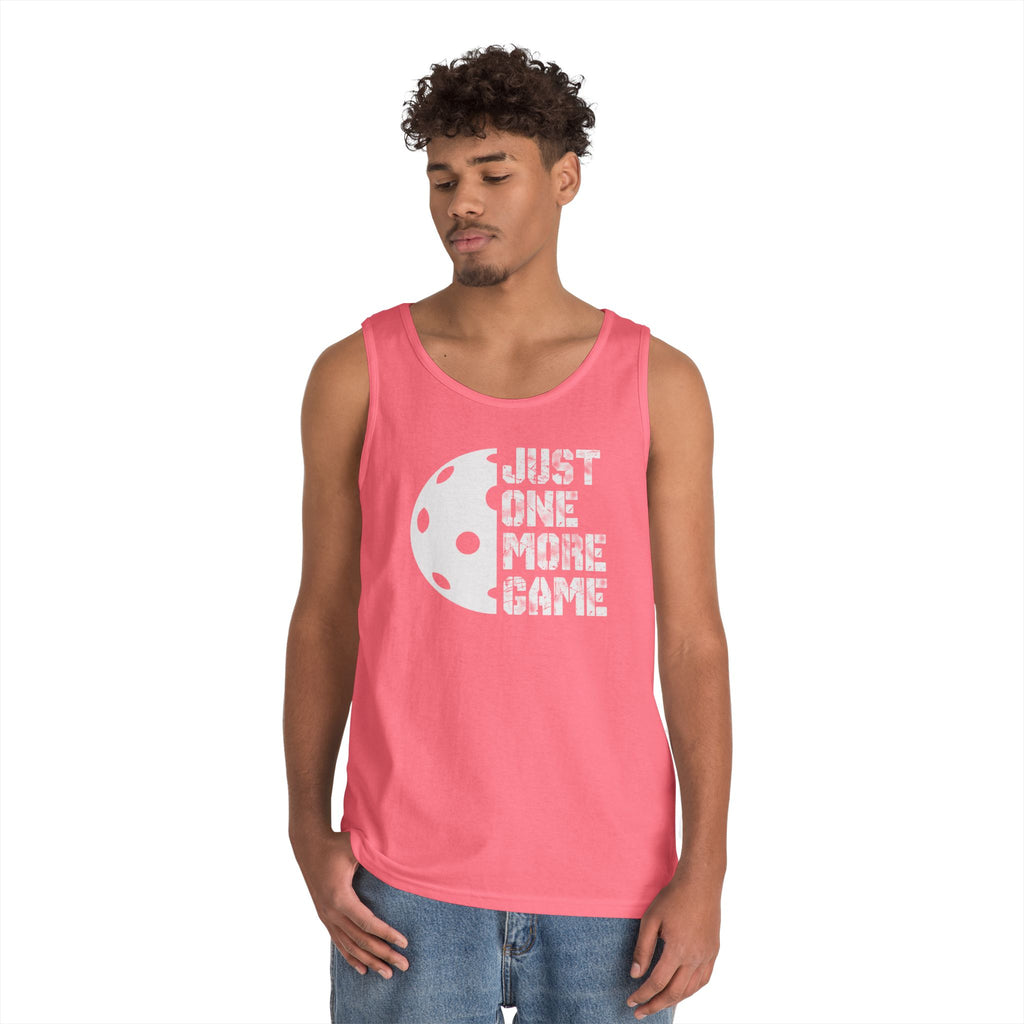 Just One More Game Heavy Cotton Tank Top