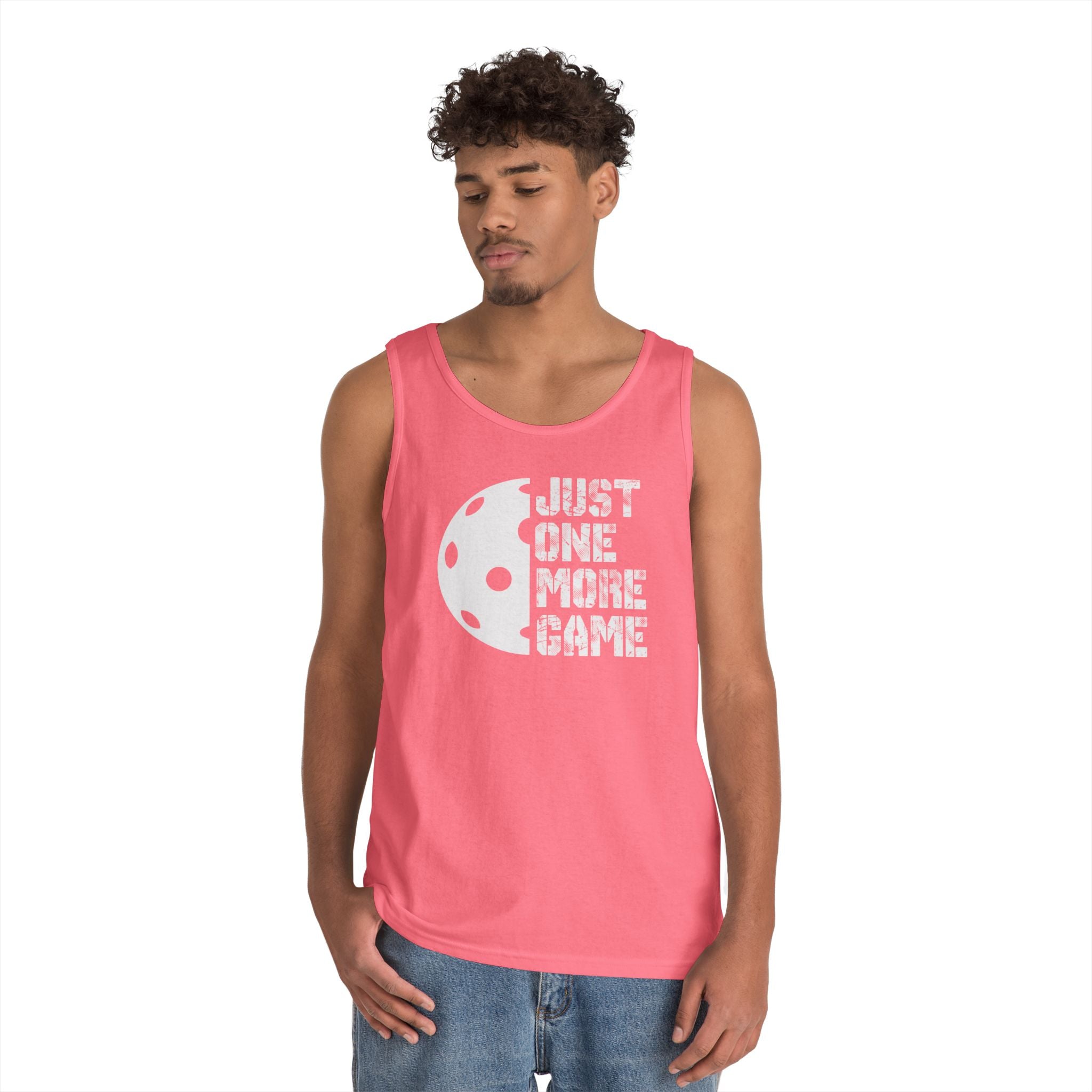 Just One More Game Heavy Cotton Tank Top