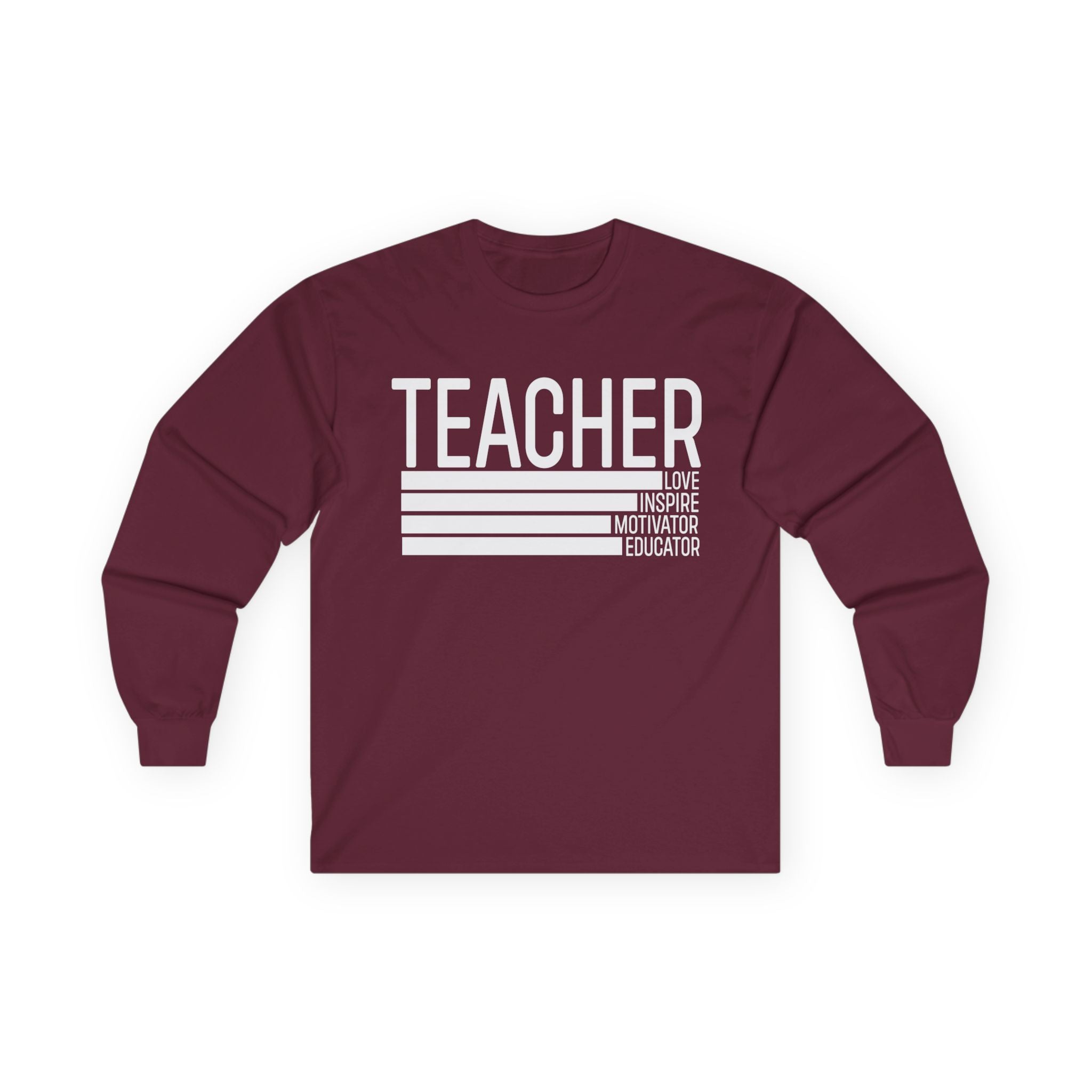Teacher Cotton Long Sleeve Tee
