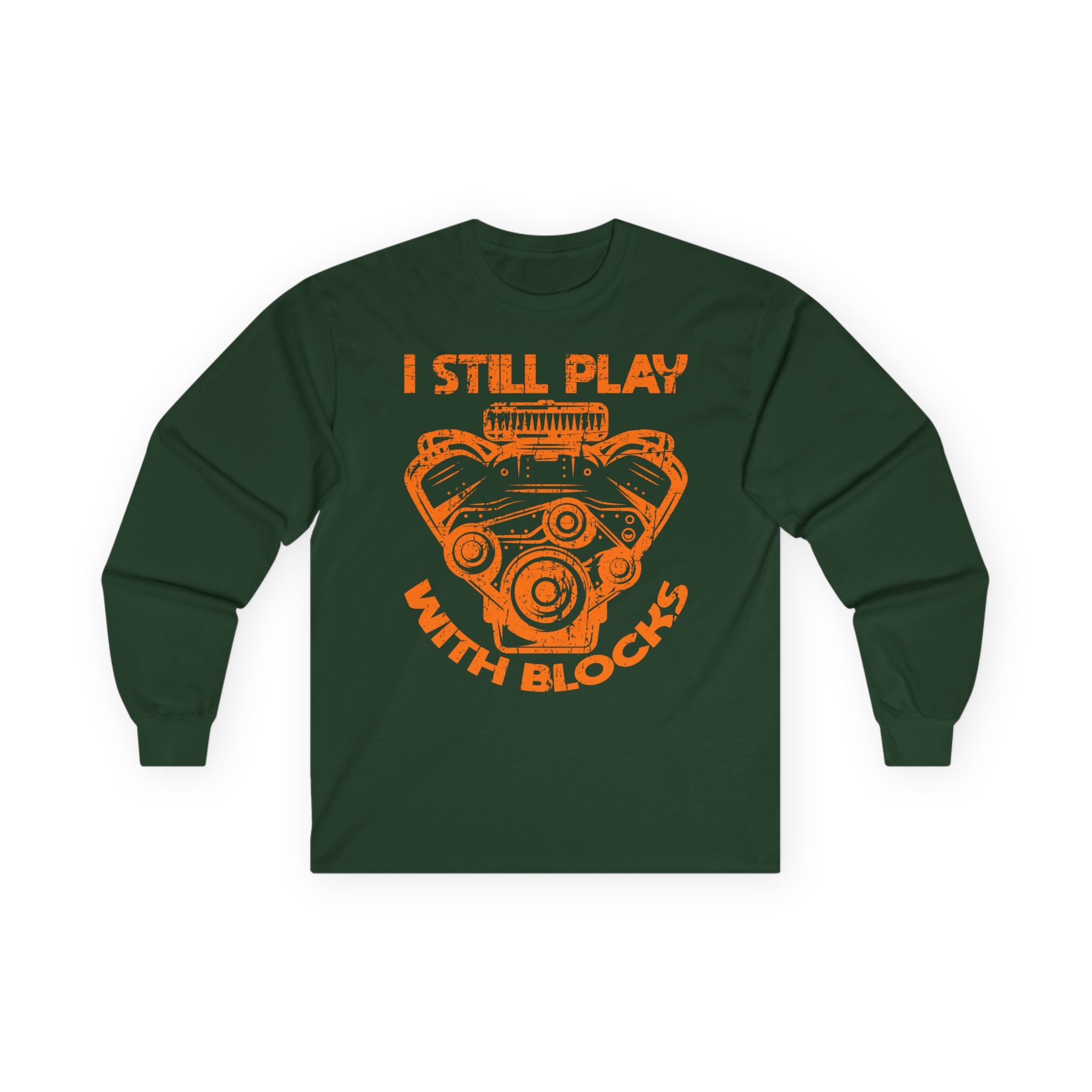 Engine Block Cotton Long Sleeve Tee