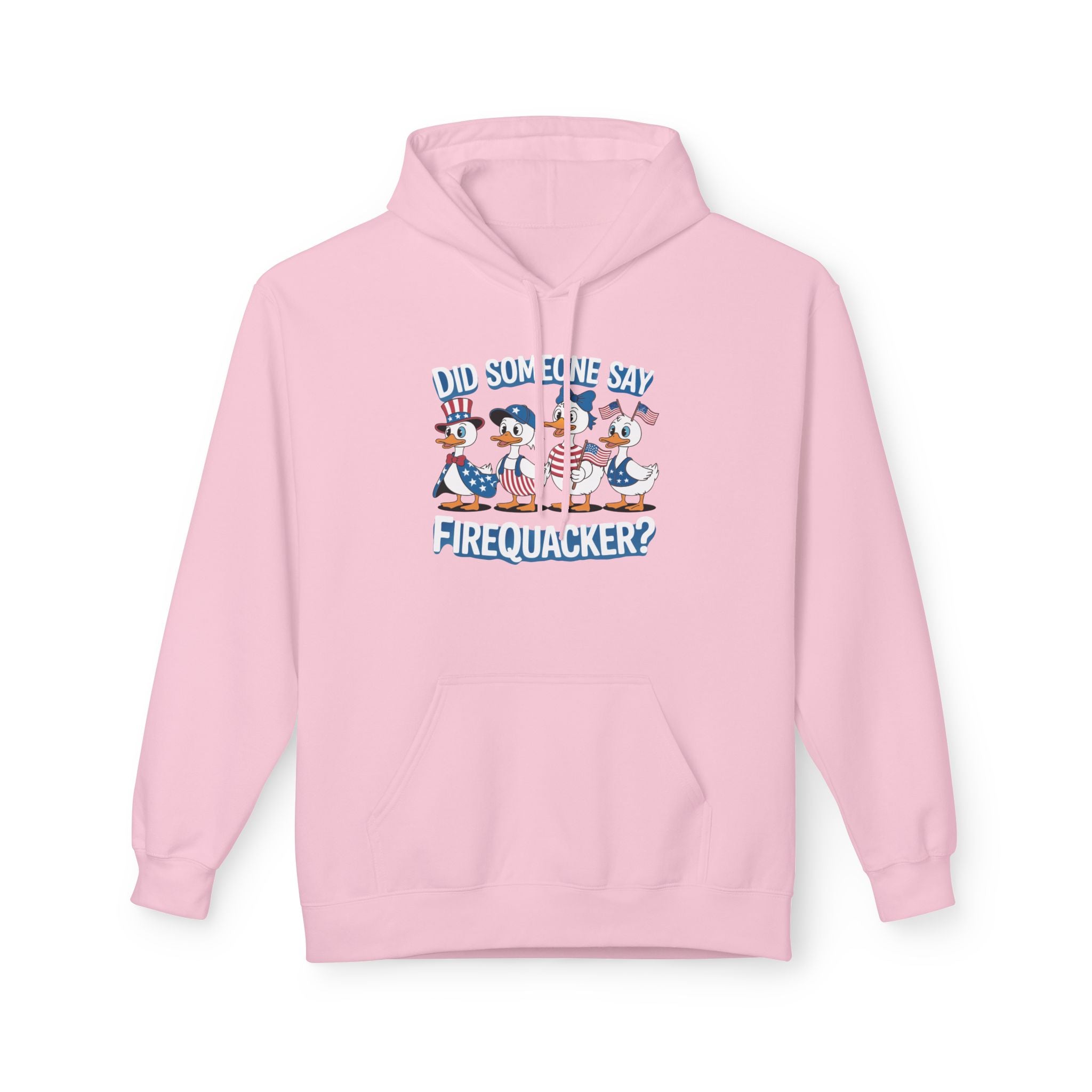 Firequackers Midweight Softstyle Fleece Hoodie