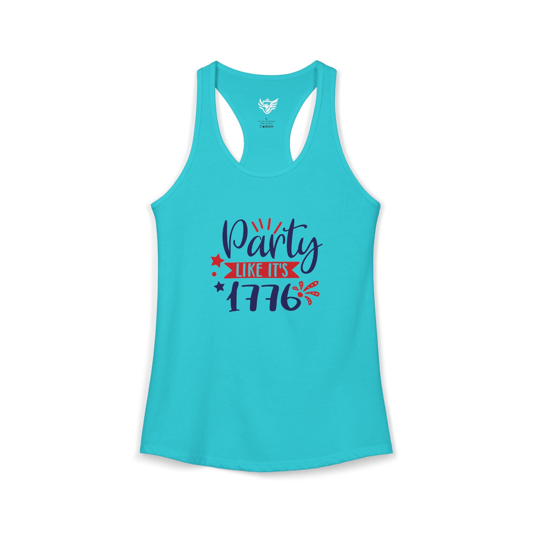 Party Like It's 1776 Ideal Racerback Tank