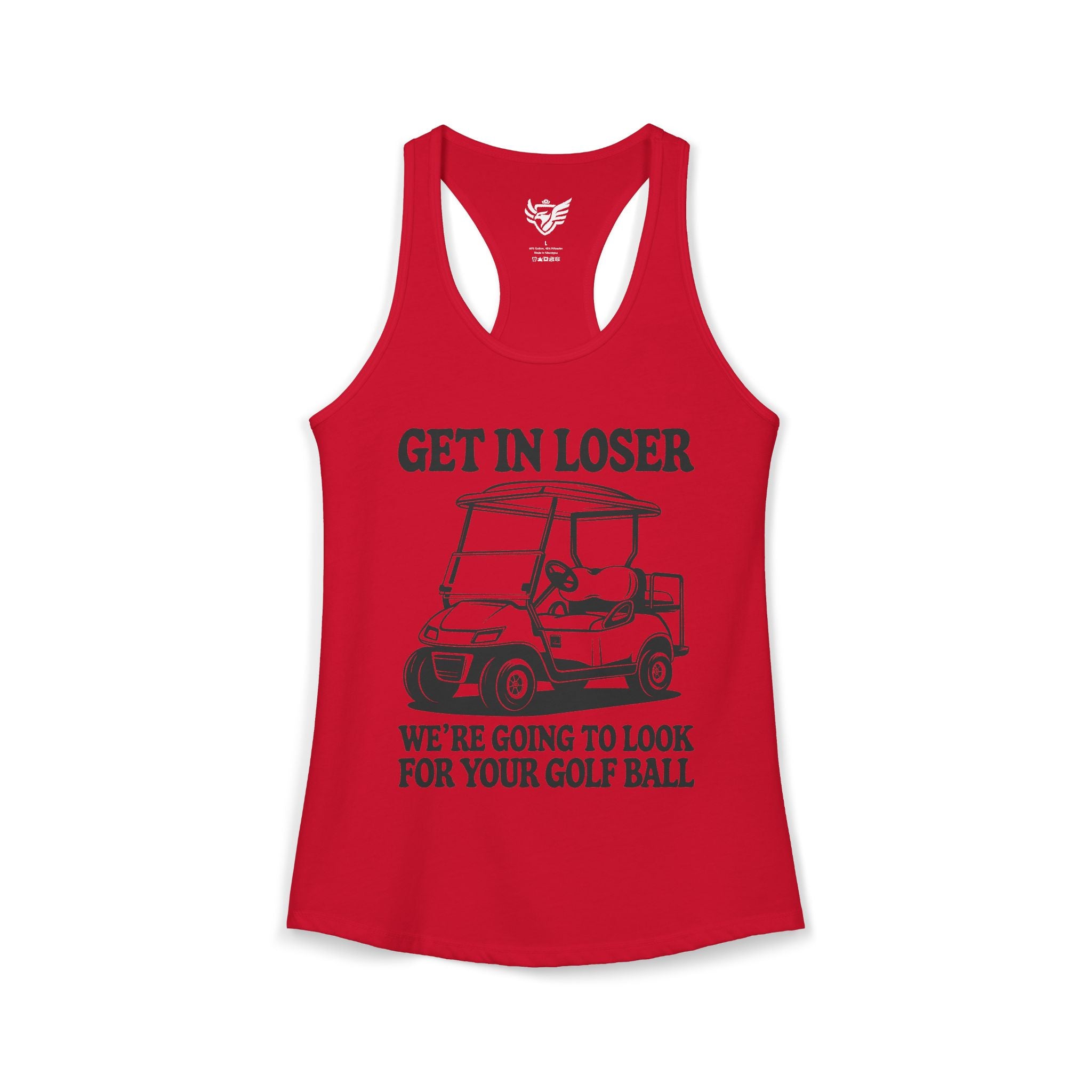 Get In Loser Ideal Racerback Tank