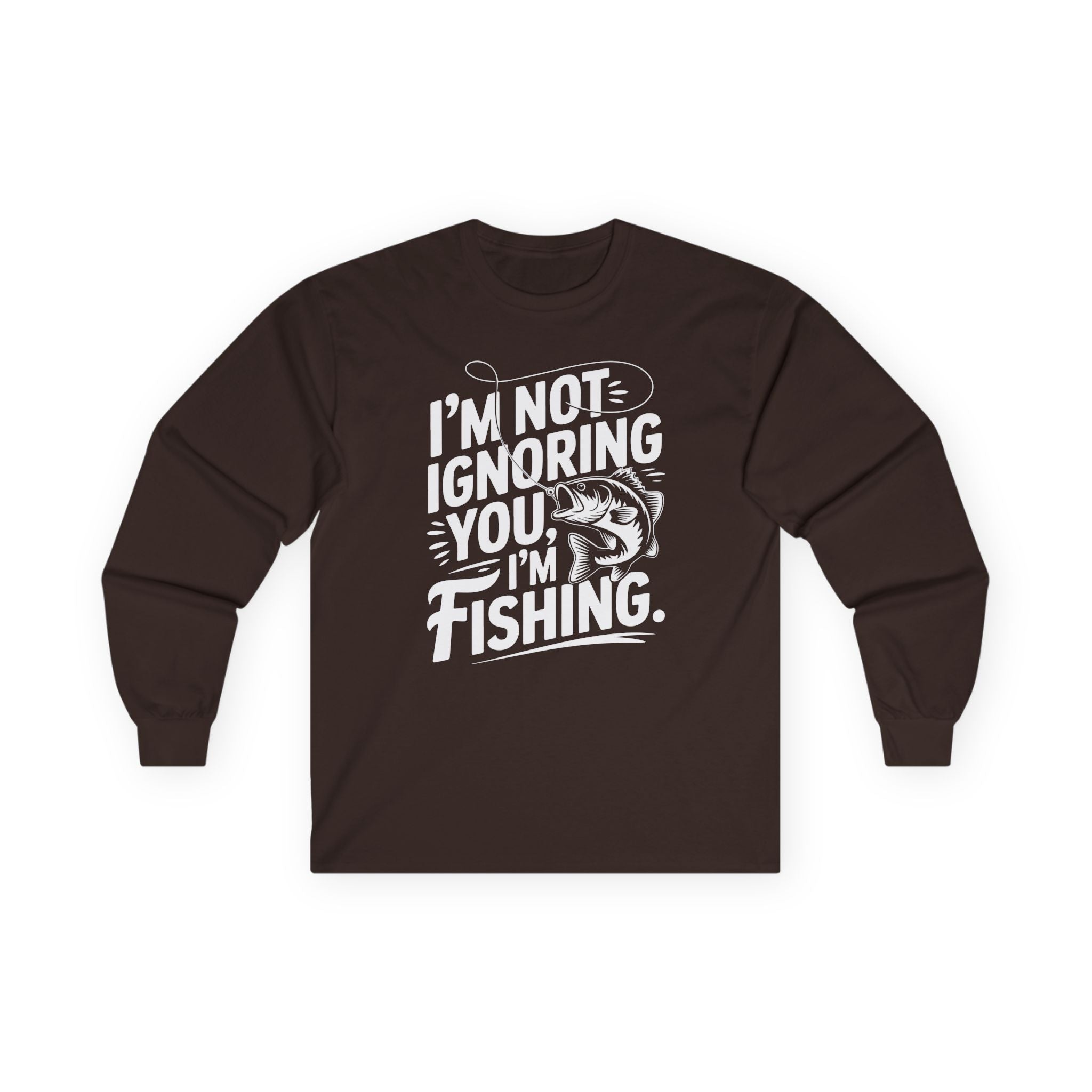 I'm Not Ignoring You Cotton Long Sleeve Tee