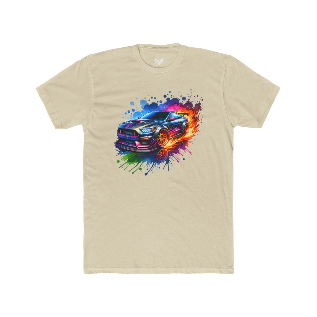 Colorblast Vroom Cotton Crew Tee