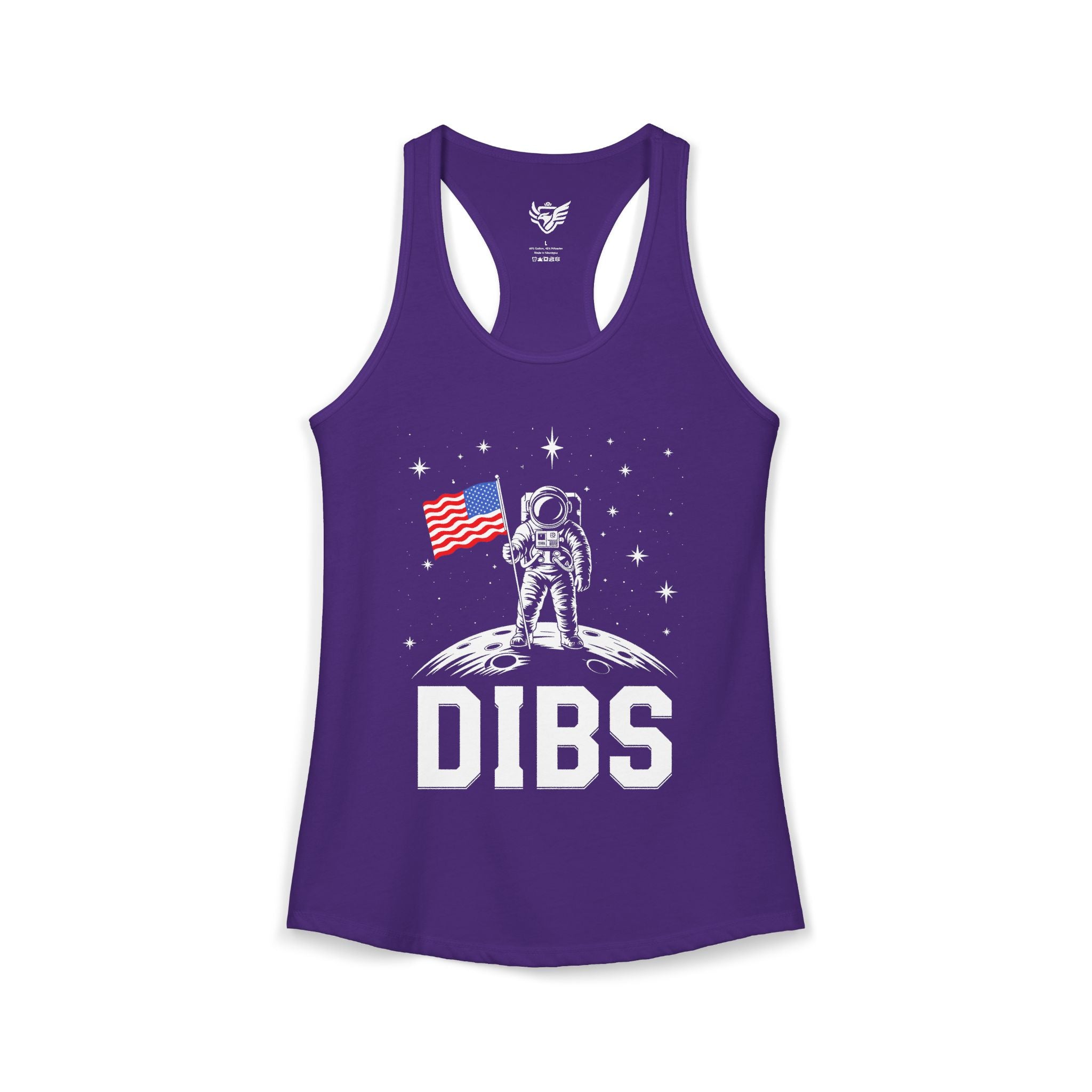 DIBS on the Moon Ideal Racerback Tank