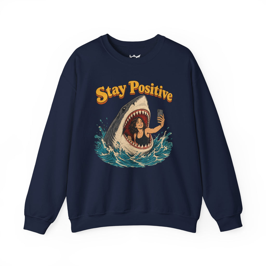 Stay Positive Heavy Blend™ Crewneck Sweatshirt